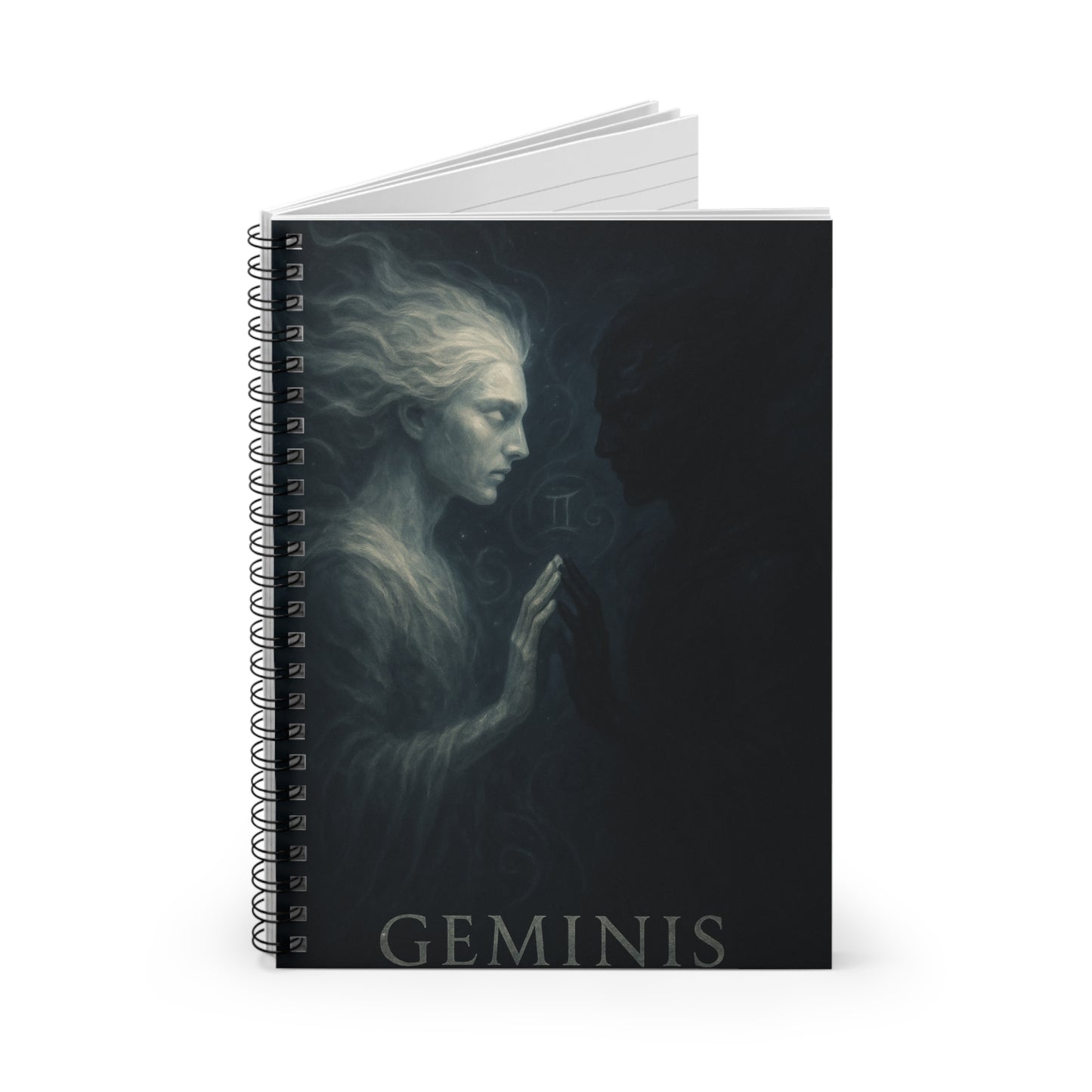 "libreta ♊ Géminis — Reflejo del alma dividida"