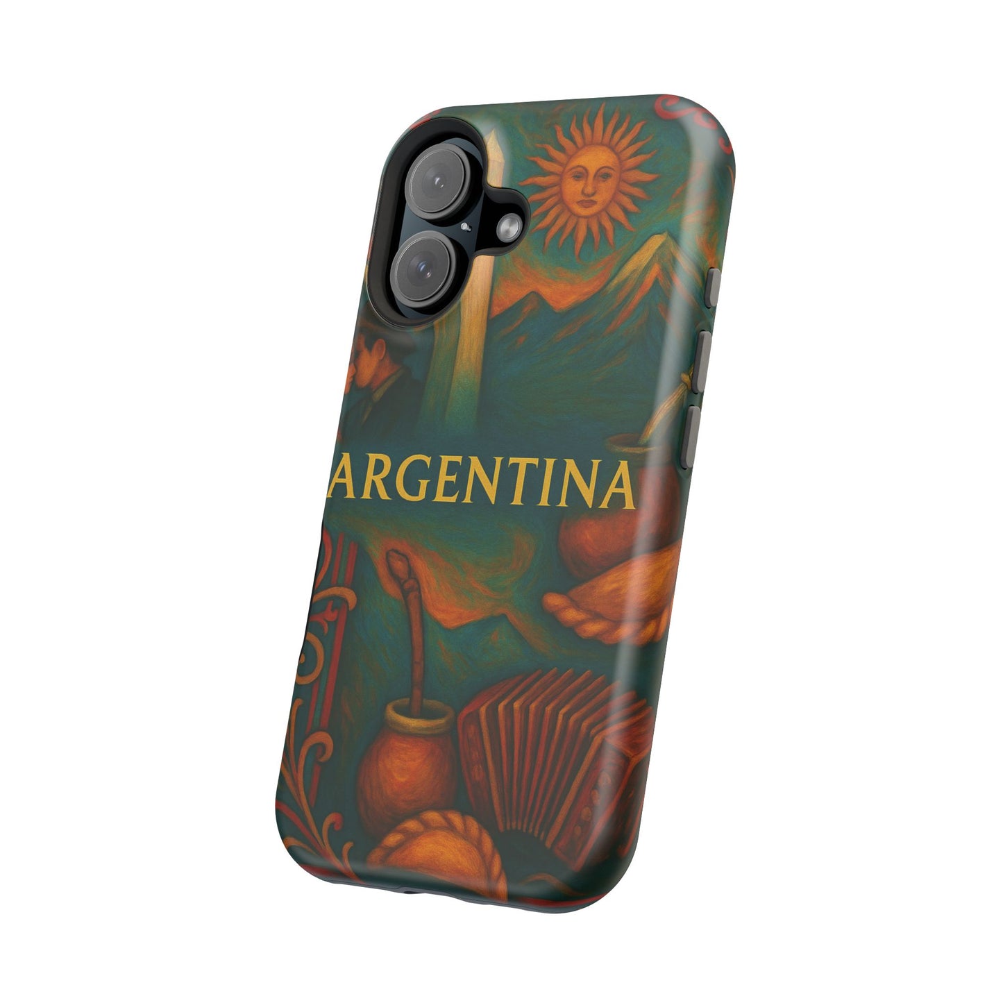 "Funda Magnética Reforzada Argentina: Pasión, Tradición y Tierra de Sueños🔥🏞️"