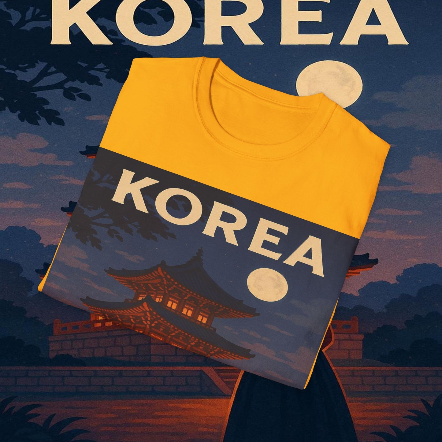 "Camiseta corea 🌸 – Tradición milenaria y modernidad vibrante"