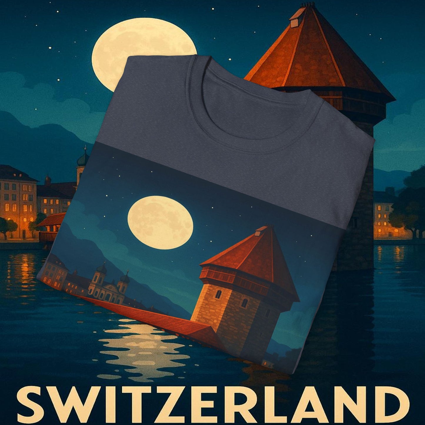 "Camiseta suiza❄️ – Tierra de montañas majestuosas y precisión legendaria"