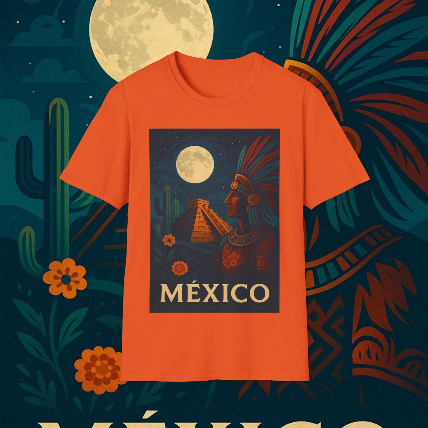 "Camiseta México: Tierra de Colores, Cultura y Corazón 🌵🎉🪅"