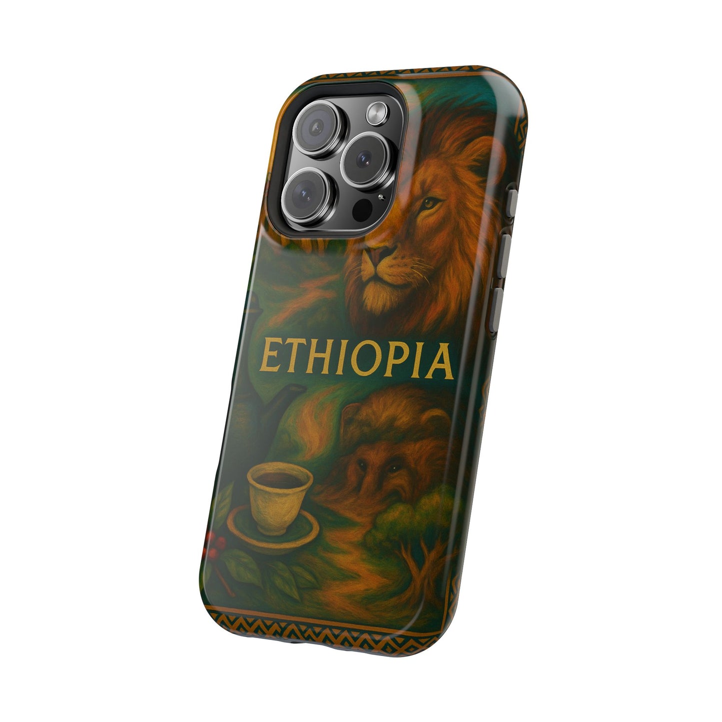 "Reinforced Magnetic Case Ethiopia – Sacred Land and Ancestral Soul"