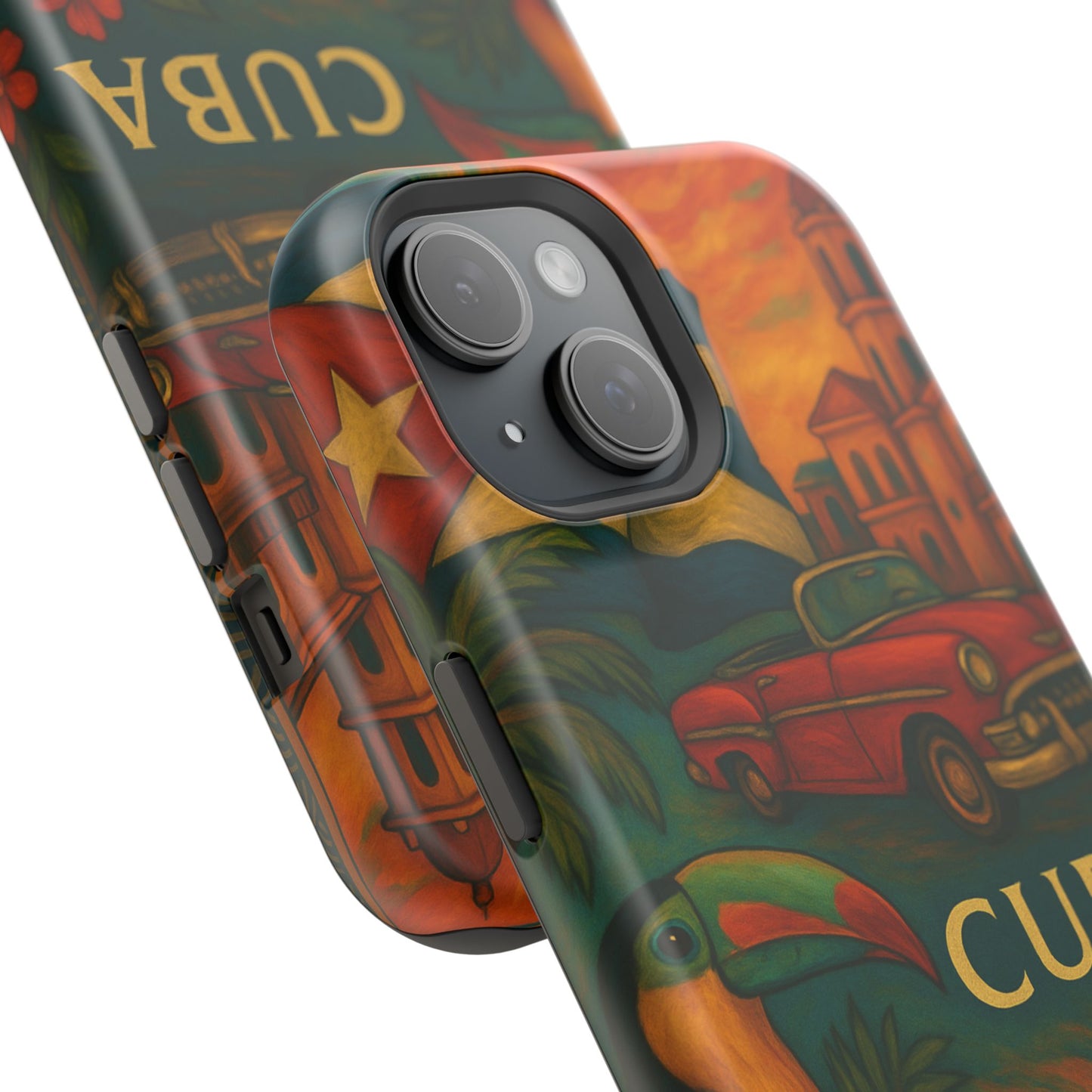 "Reinforced Magnetic Case Reinforced Magnetic Case Cuba: Rhythm, History and Caribbean Charm 🎺🚗🌴"