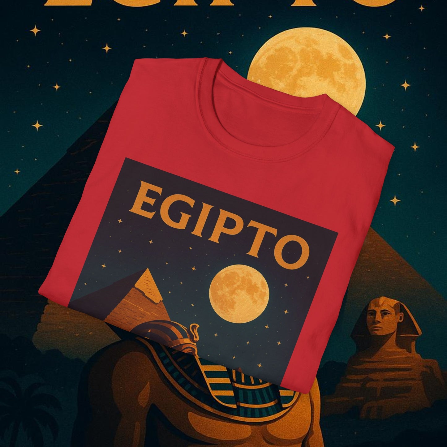 "Camiseta Egipto Misterio Dorado del Nilo 🏺🌅🐫"