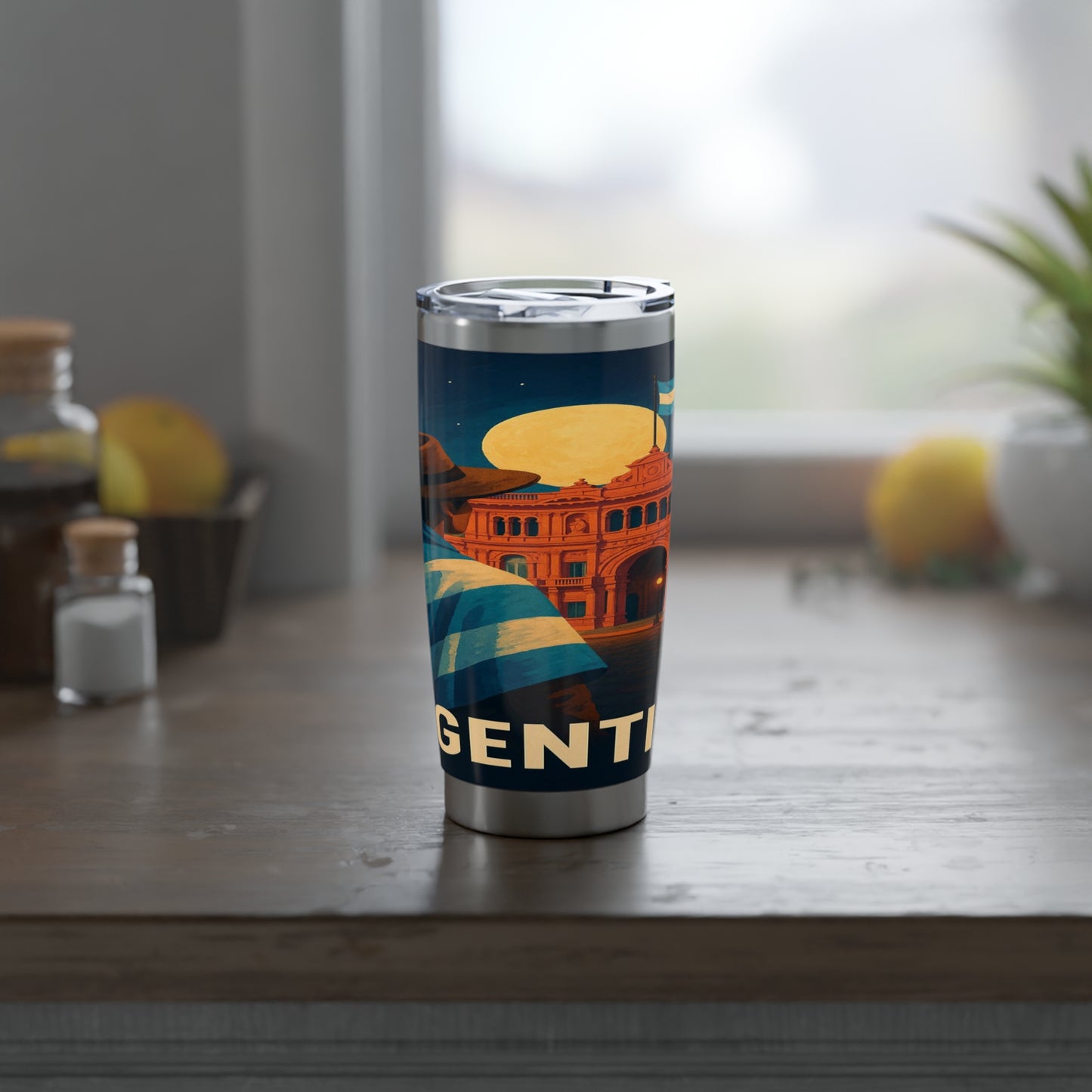 "Vaso Térmico Vagabond 20oz Argentina: Pasión, Tradición y Tierra de Sueños🔥🏞️"