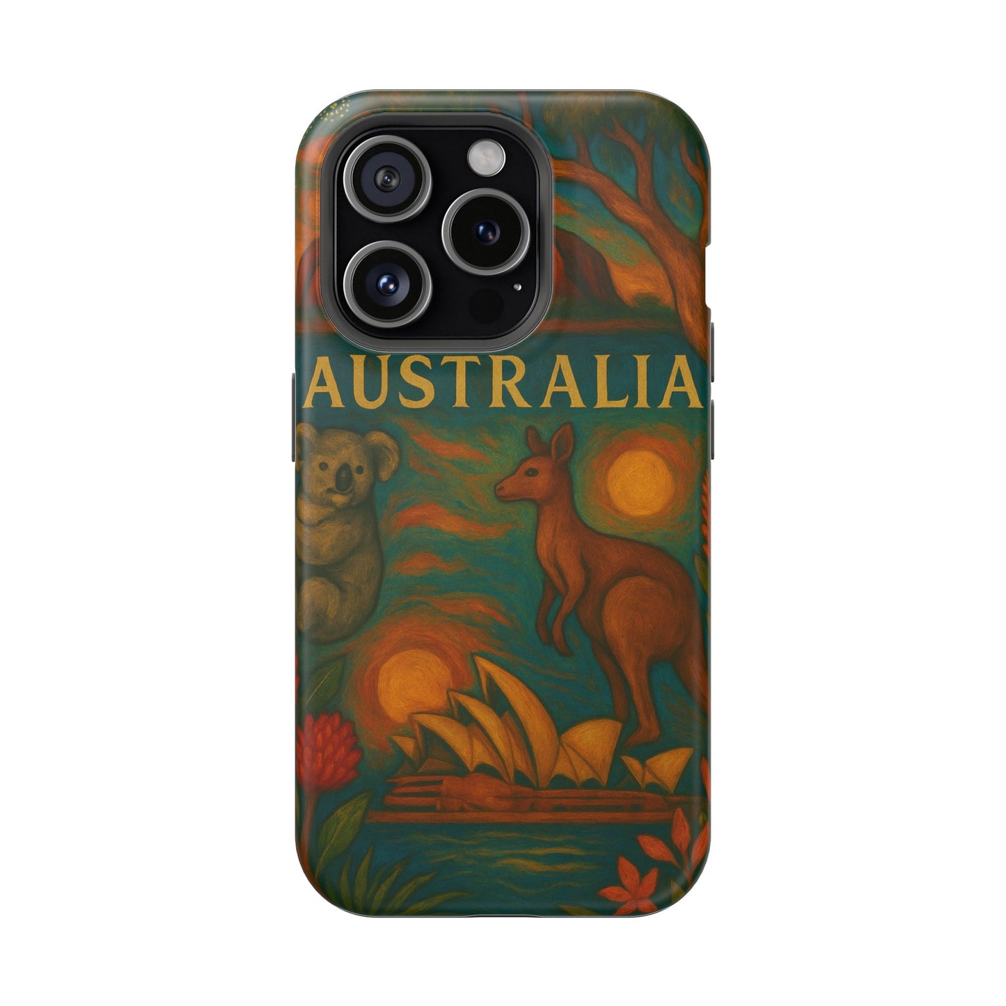 "Funda Magnética Reforzada Magnética Reforzada Australia🌞 – Tierra de maravillas naturales y espíritu libre"