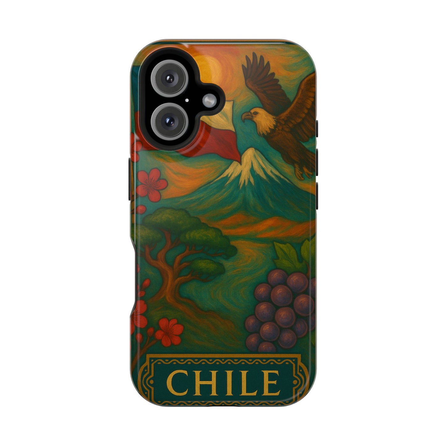 "Funda Magnética Reforzada Magnética Reforzada Chile: Naturaleza Indómita y Horizontes Eternos 🏔️🍇🏜️"