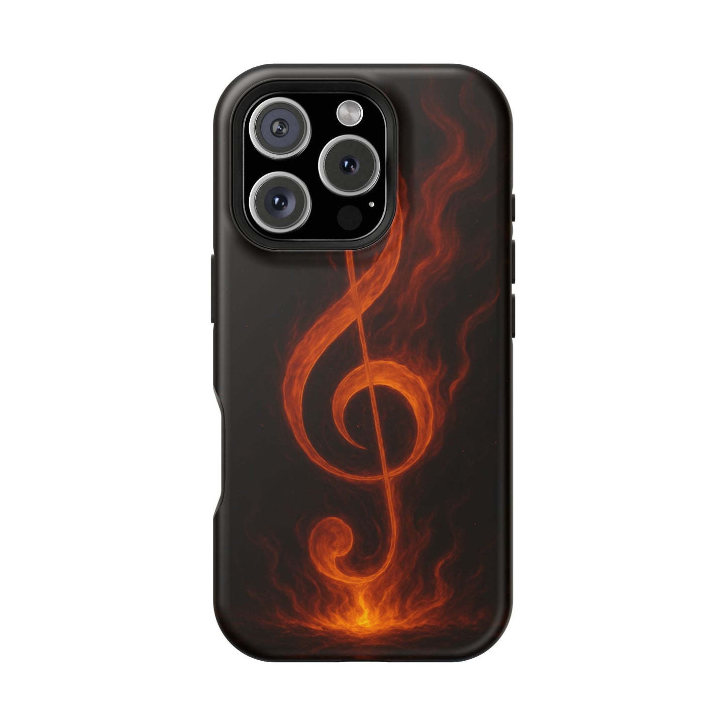 "Reinforced Magnetic Case Reinforced Magnetic Treble Clef 🎼🔥Where a note is born... a flame is born.” 🔥🎼