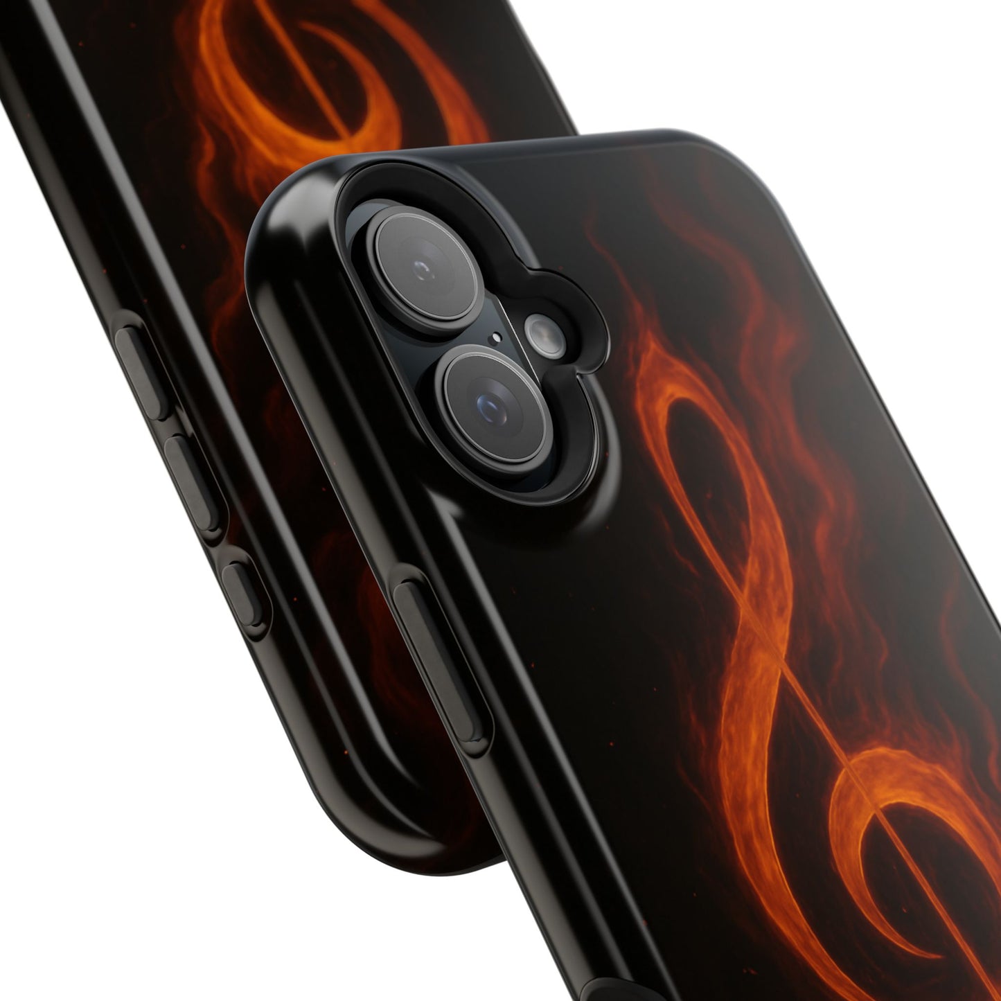 "Reinforced Magnetic Case Reinforced Magnetic Treble Clef 🎼🔥Where a note is born... a flame is born.” 🔥🎼