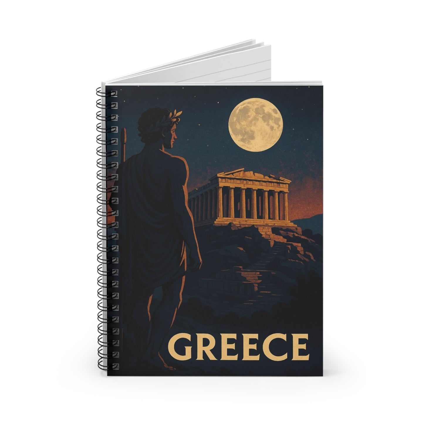 "libreta Grecia: Cuna de Dioses, Maravillas y Filosofía 🌊🏛️⚡"