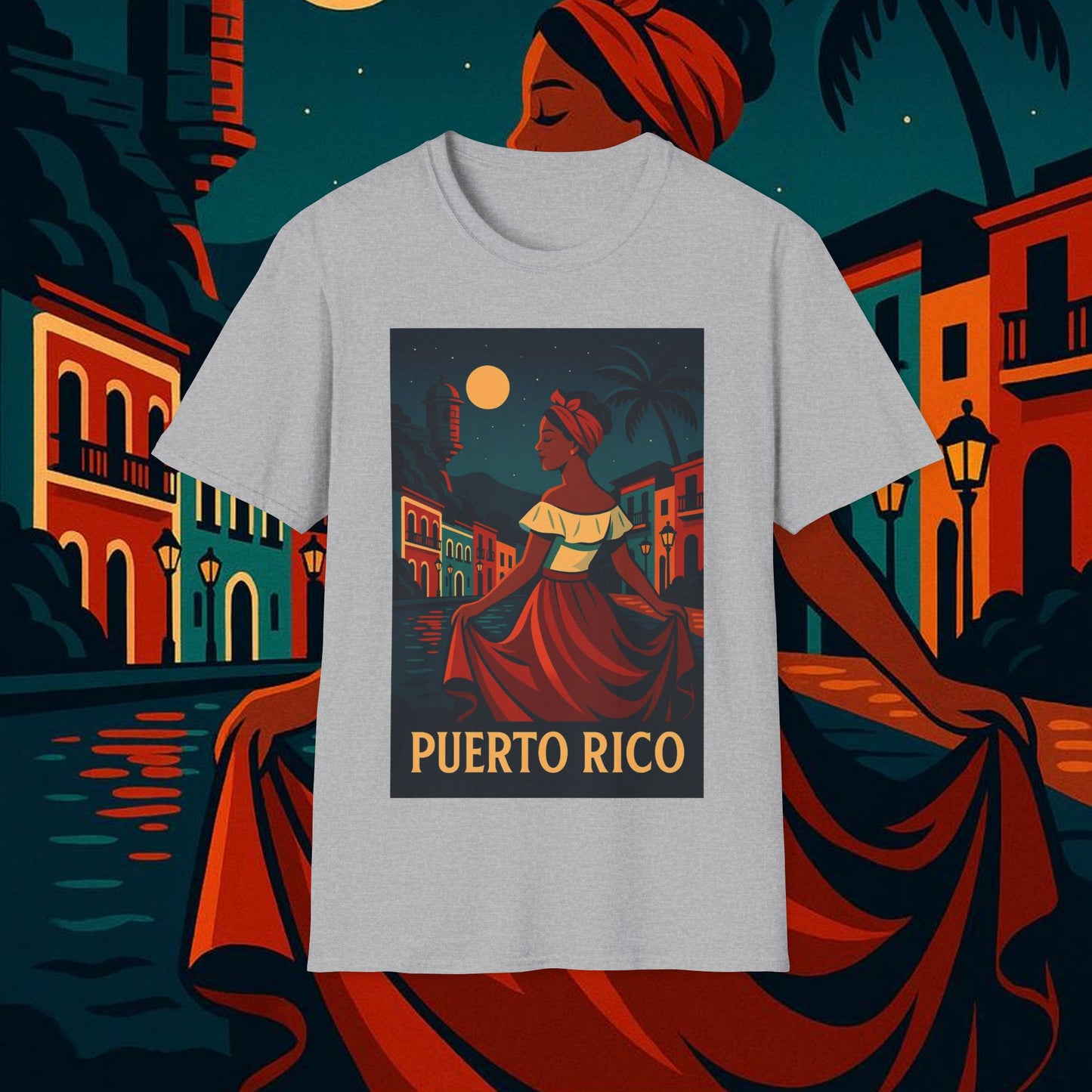 "Camiseta Puerto Rico – Ritmo, alma y color caribeño"