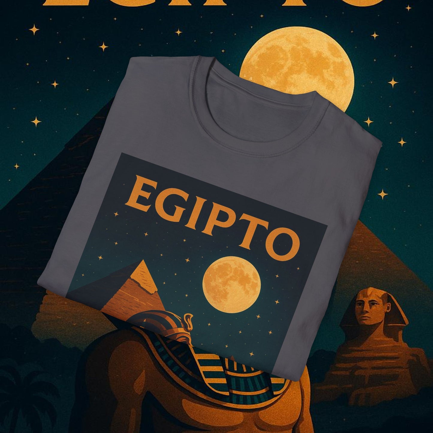 "Camiseta Egipto Misterio Dorado del Nilo 🏺🌅🐫"