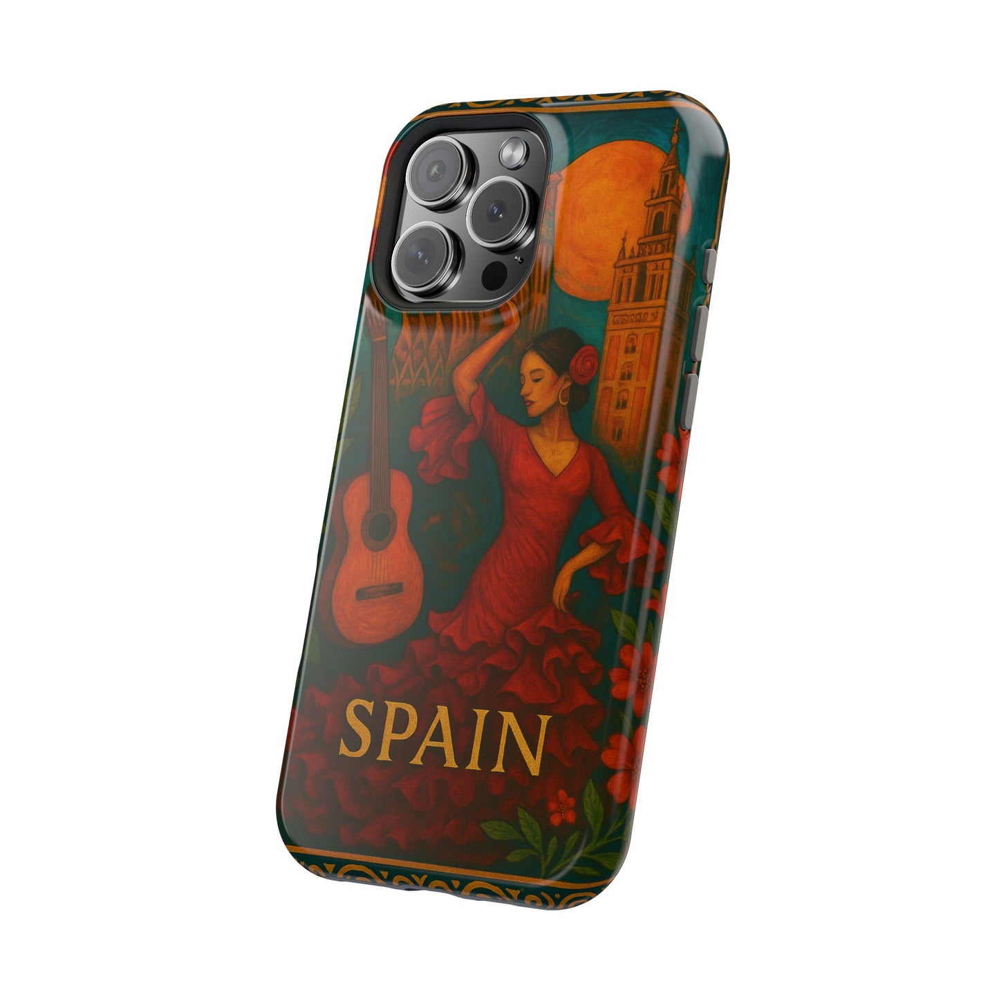 "Funda Magnética Reforzada Magnética Reforzada España: Pasión, Arte y Sabores que Enamoran 🎨💃🍷"