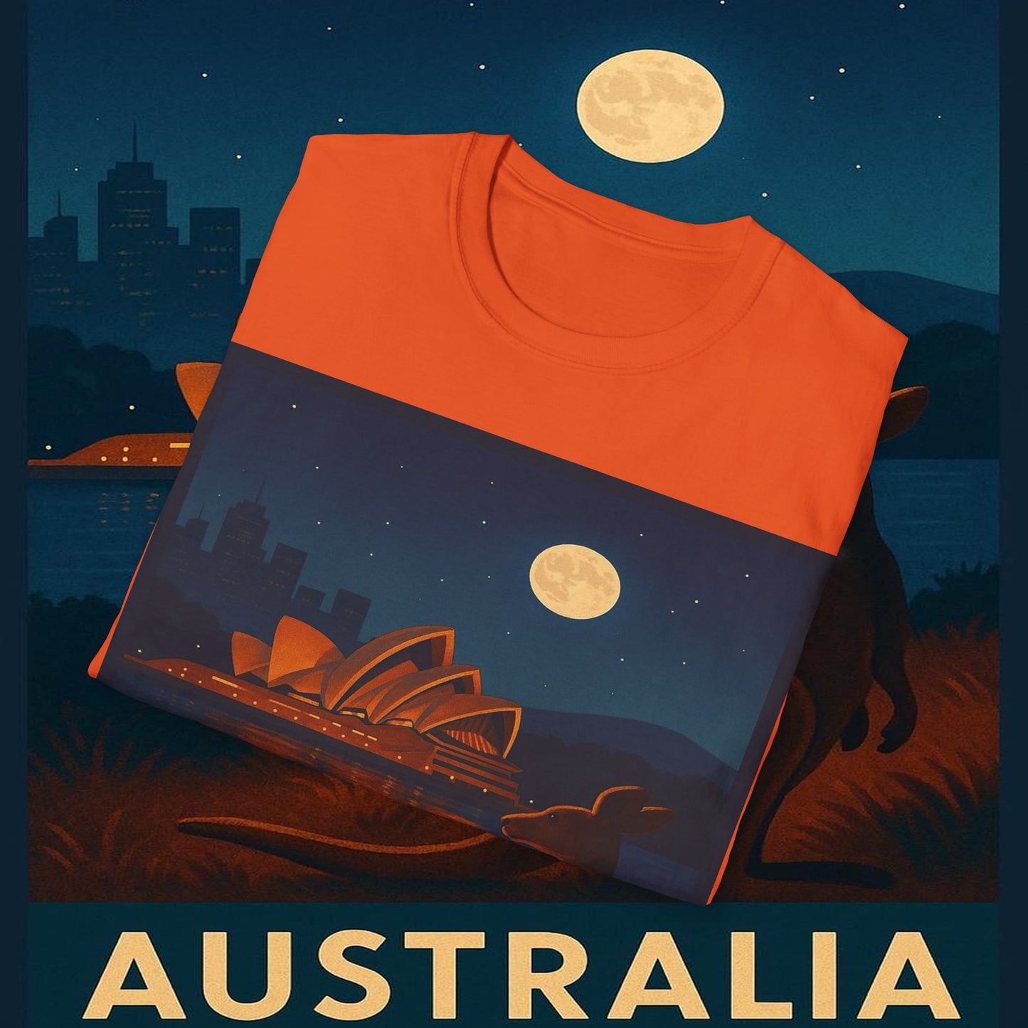 "Camiseta Australia 🌞 – Tierra de maravillas naturales y espíritu libre"