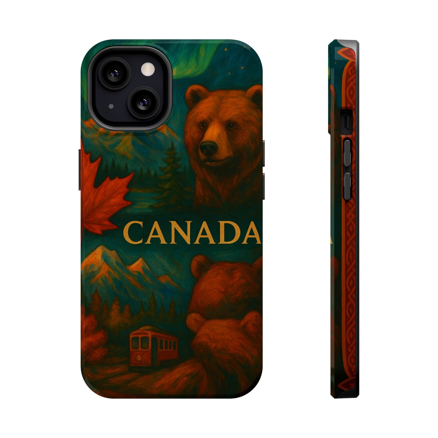 "Funda Magnética Reforzada Magnética Reforzada Canadá: Naturaleza Majestuosa y Espíritu Libre 🍁🏞️🦌"