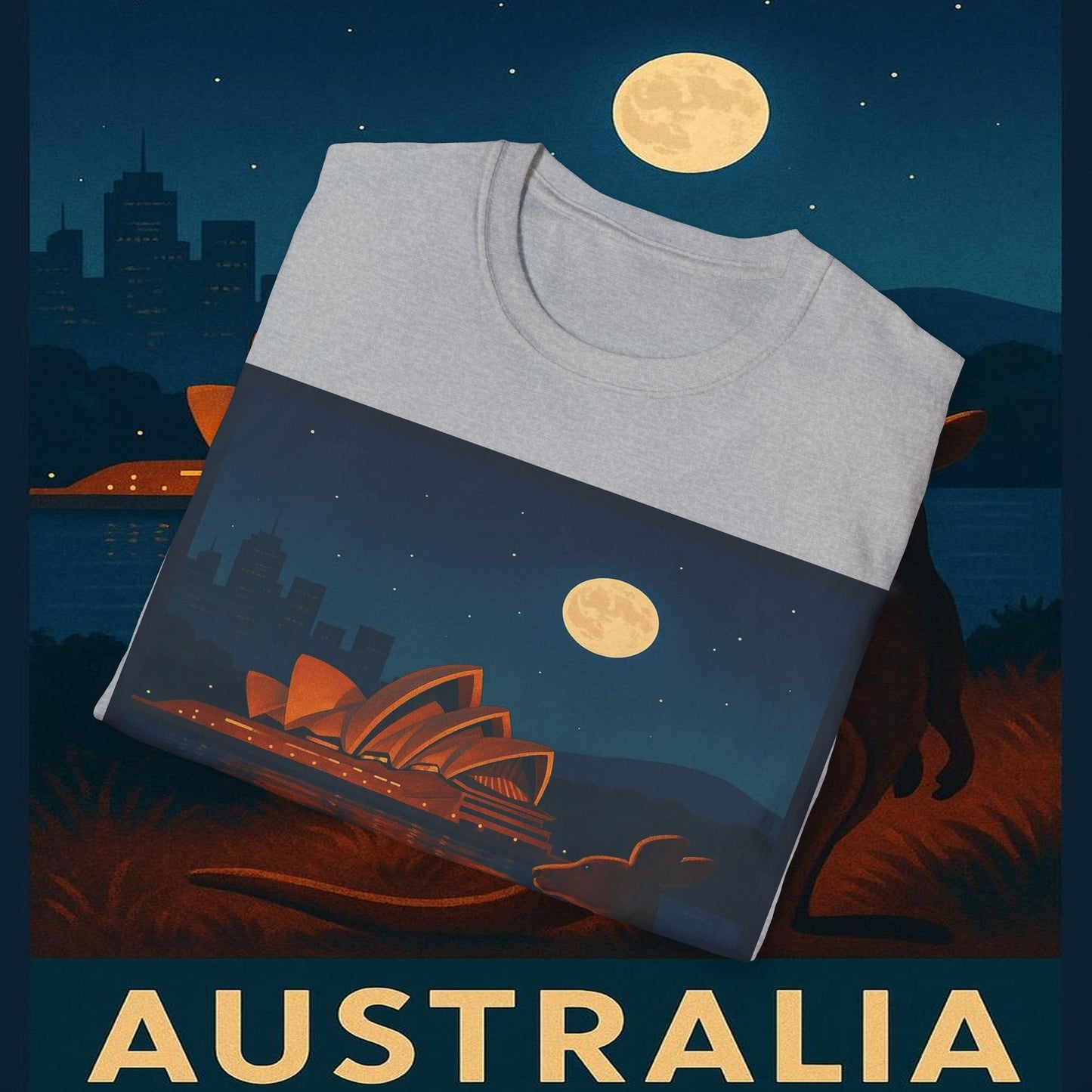 "Camiseta Australia 🌞 – Tierra de maravillas naturales y espíritu libre"