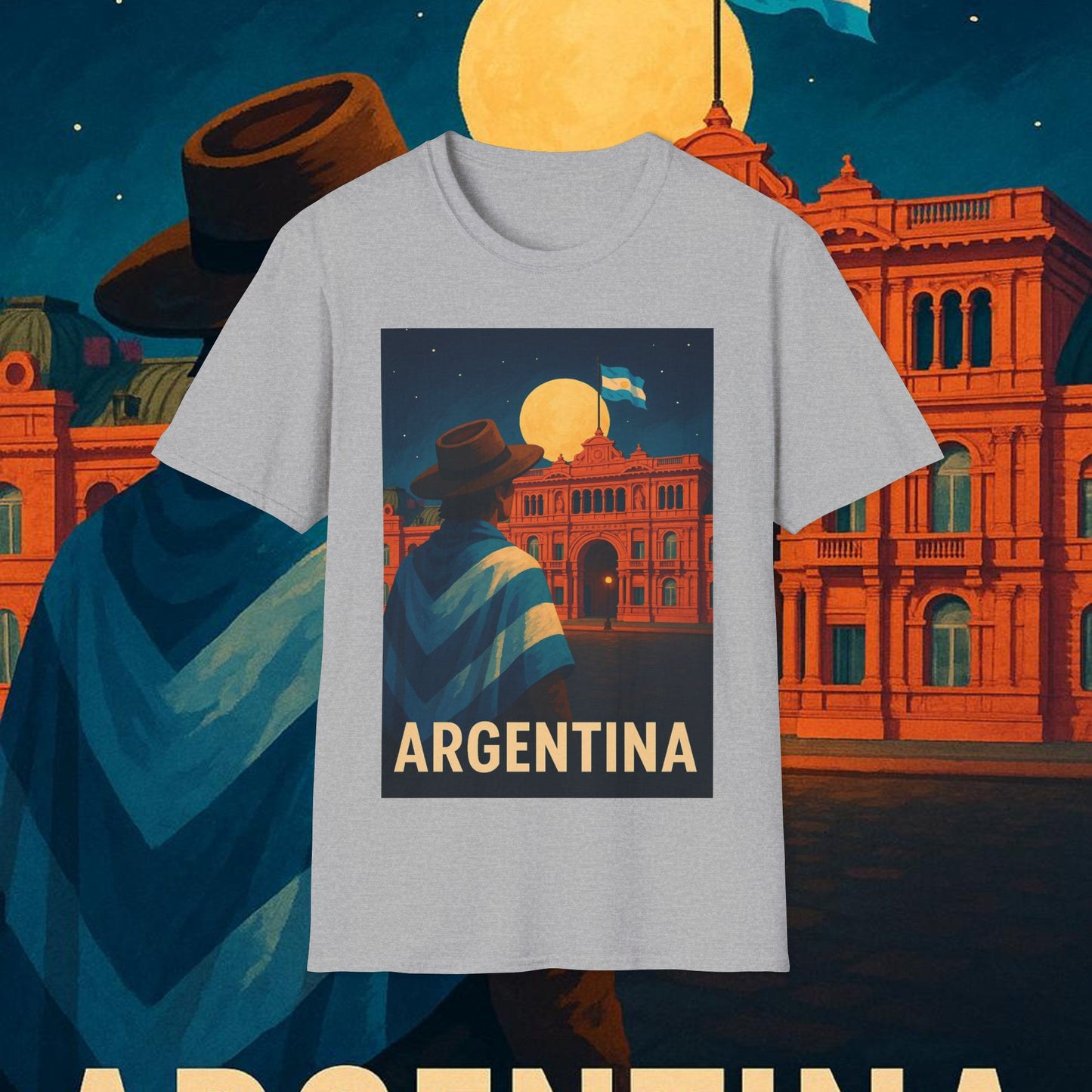 "Camiseta Argentina: Pasión, Tradición y Tierra de Sueños 🇦🇷🔥🏞️"