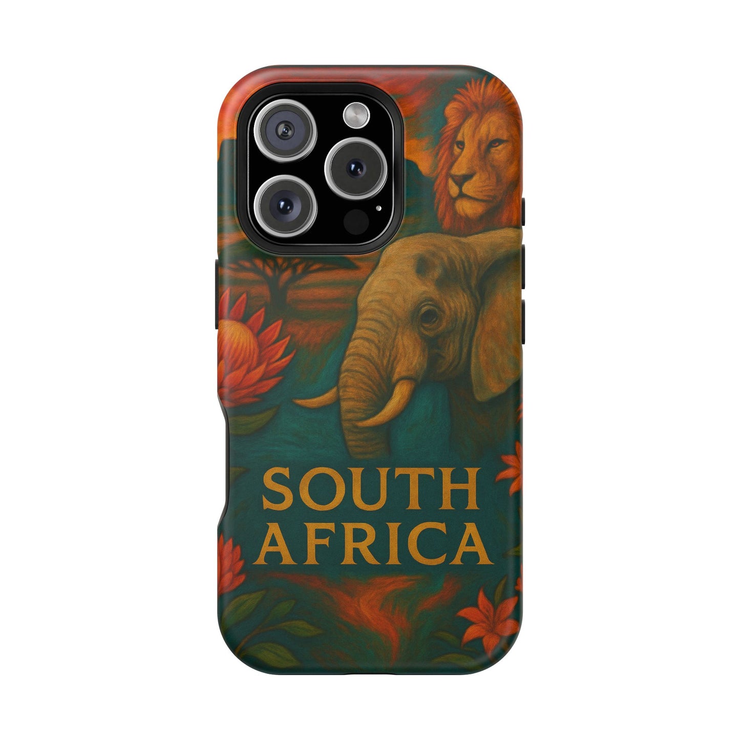 "Funda Magnética Reforzada Magnética Reforzada Sudáfrica 🌍 – Un mundo de aventuras y diversidad"