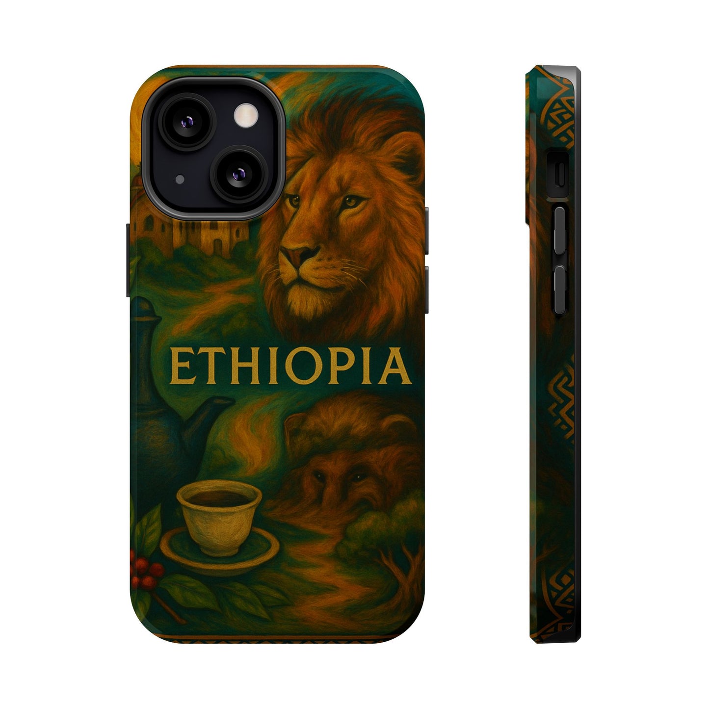 "Reinforced Magnetic Case Ethiopia – Sacred Land and Ancestral Soul"
