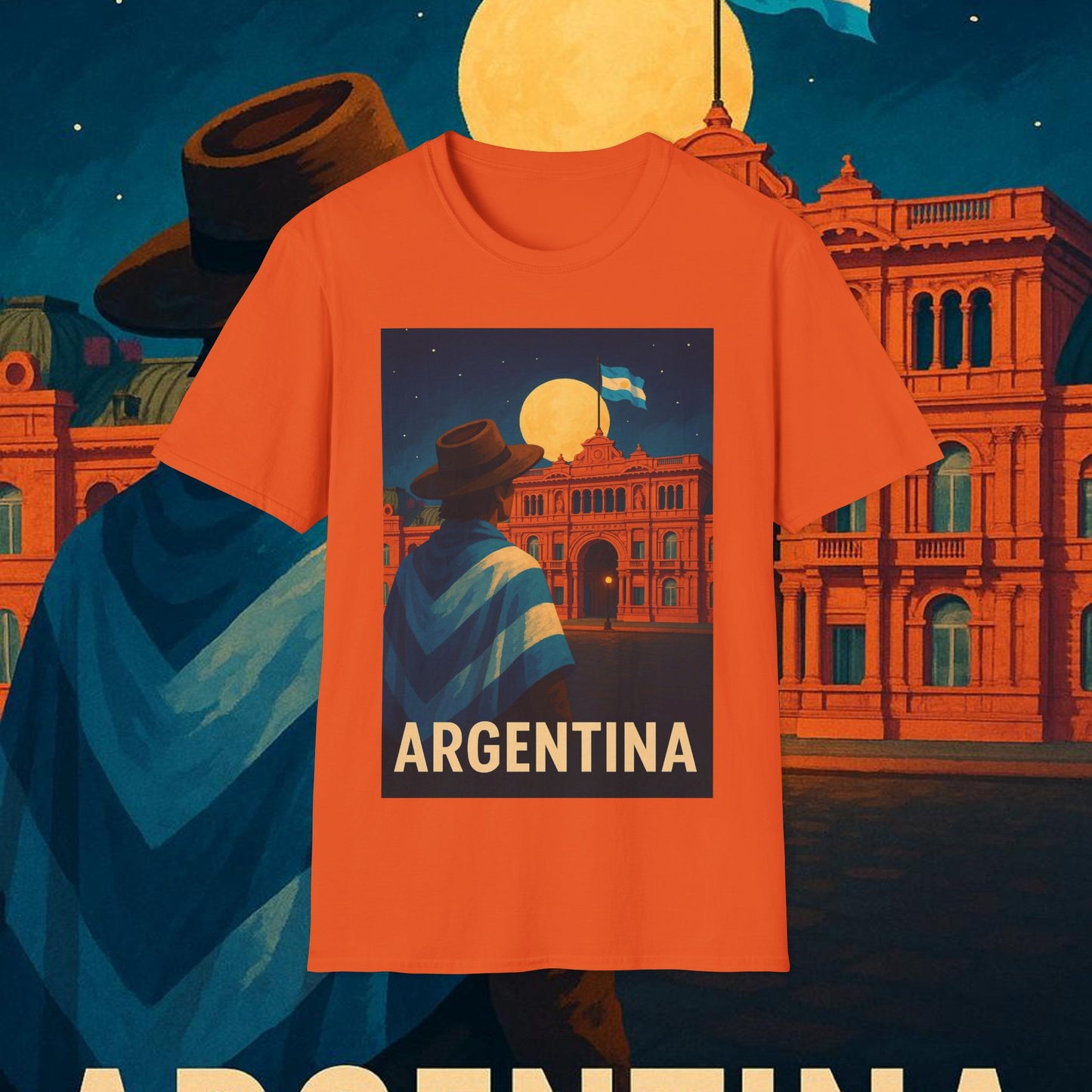 "Camiseta Argentina: Pasión, Tradición y Tierra de Sueños 🇦🇷🔥🏞️"