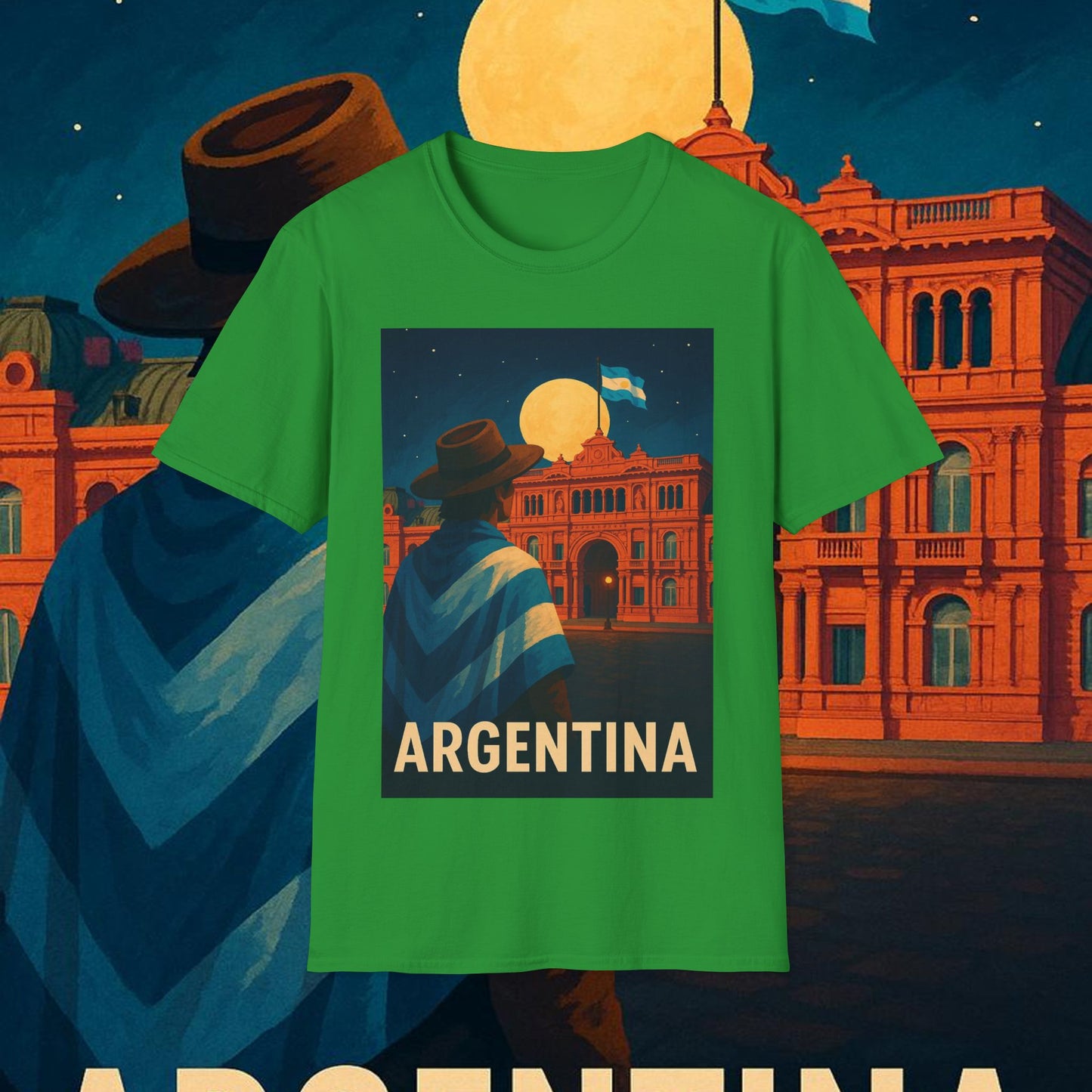 "Camiseta Argentina: Pasión, Tradición y Tierra de Sueños 🇦🇷🔥🏞️"