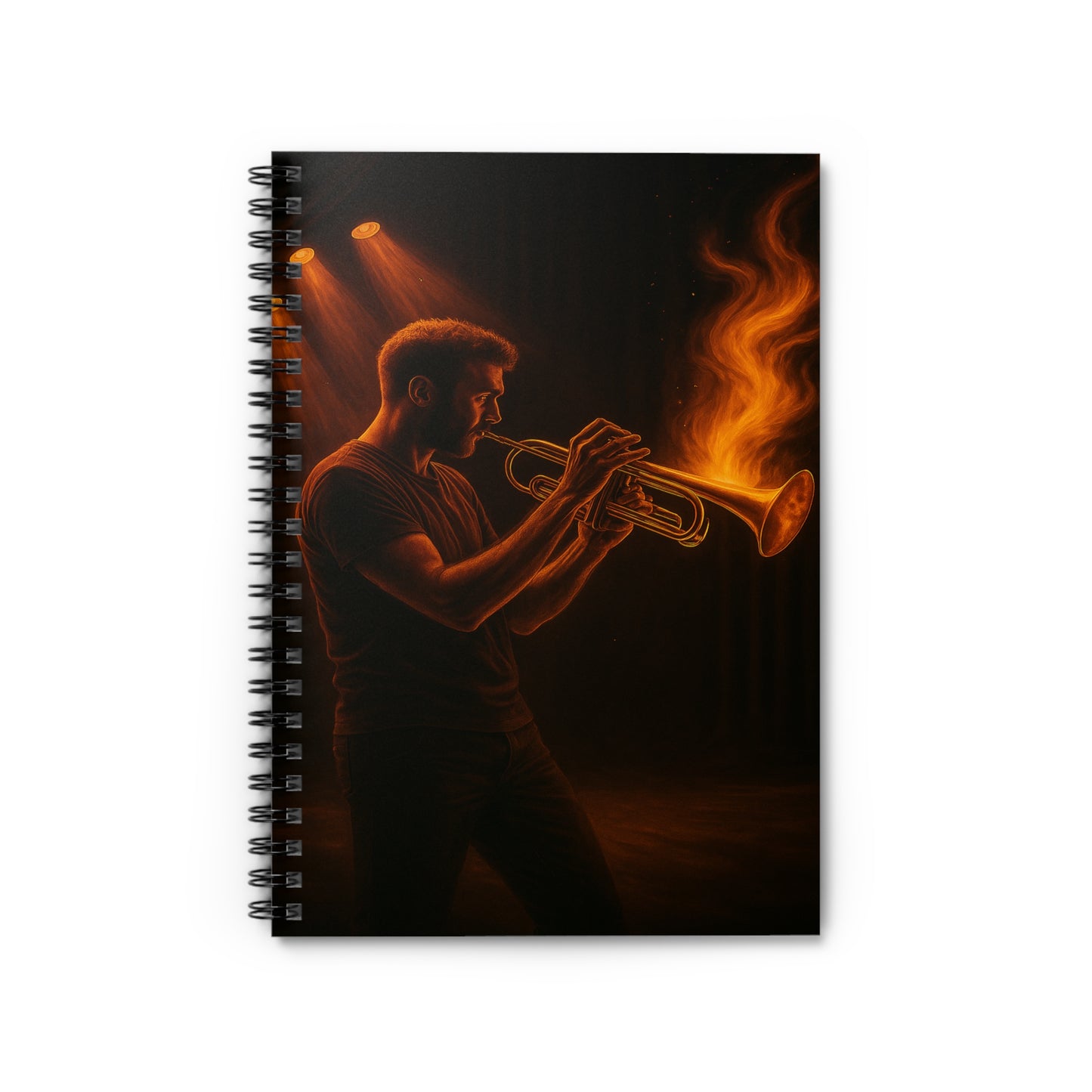 "libreta trompeta 🎺🔥Donde hay fuego, hay música.”