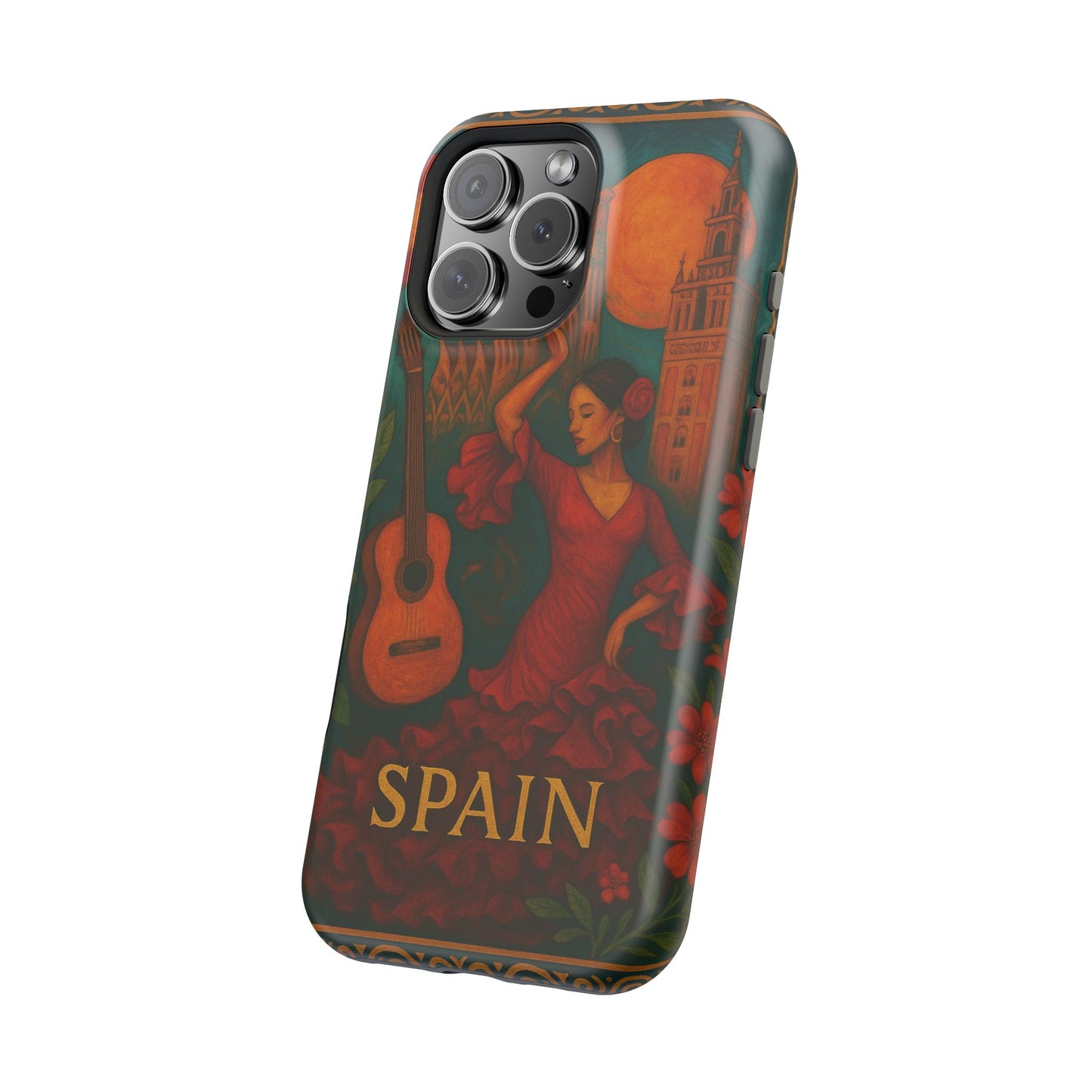 "Funda Magnética Reforzada Magnética Reforzada España: Pasión, Arte y Sabores que Enamoran 🎨💃🍷"