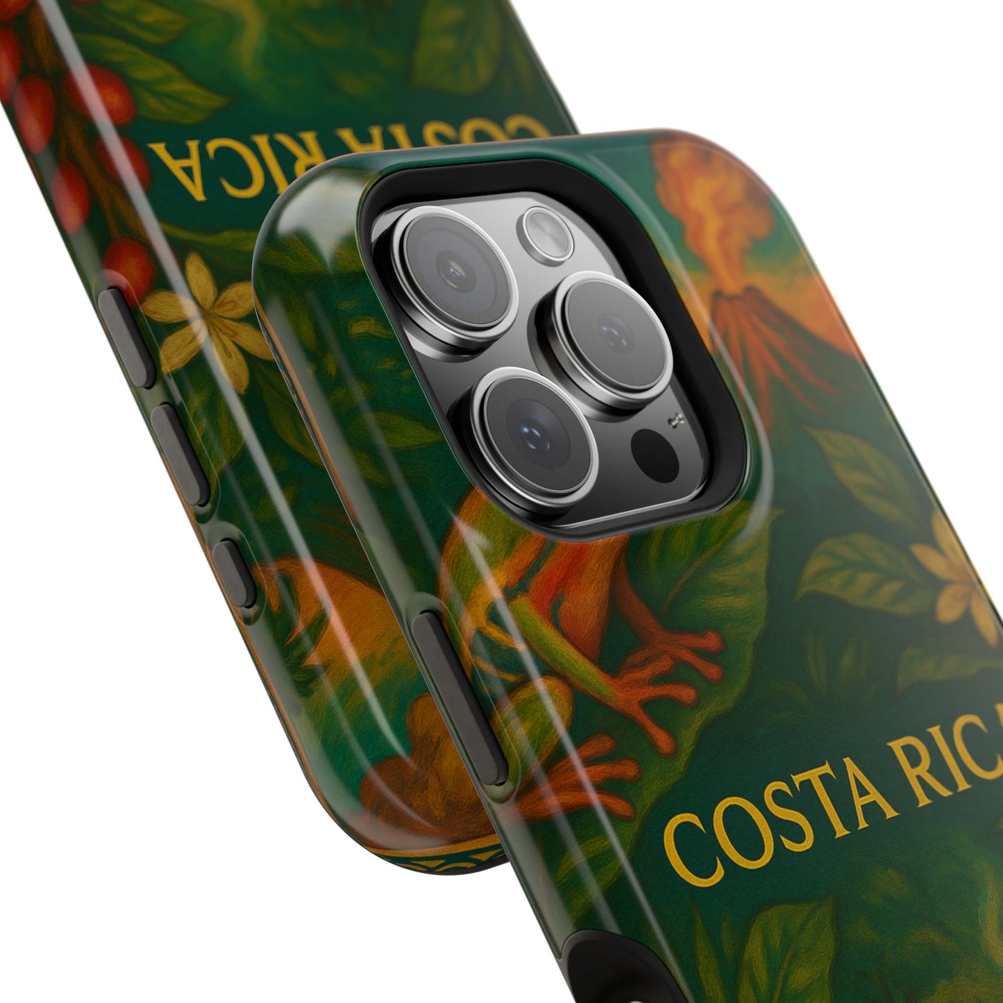 "Funda Magnética Reforzada Magnética Reforzada Costa Rica: Pura Vida entre Volcanes y Selvas 🌋🌴🦜"