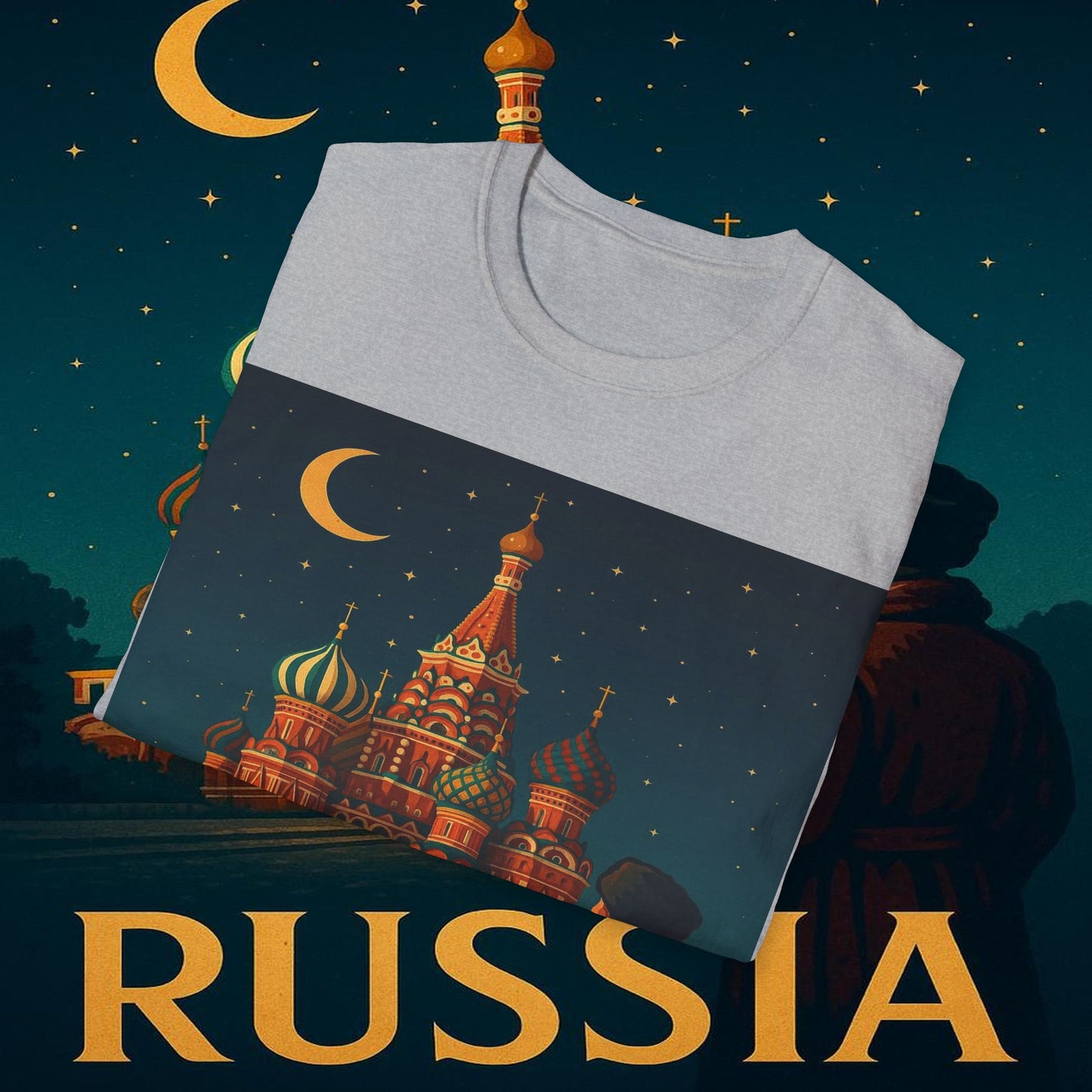 "Camiseta Rusia ❄️ – Tierra de historia, misterio y grandeza"