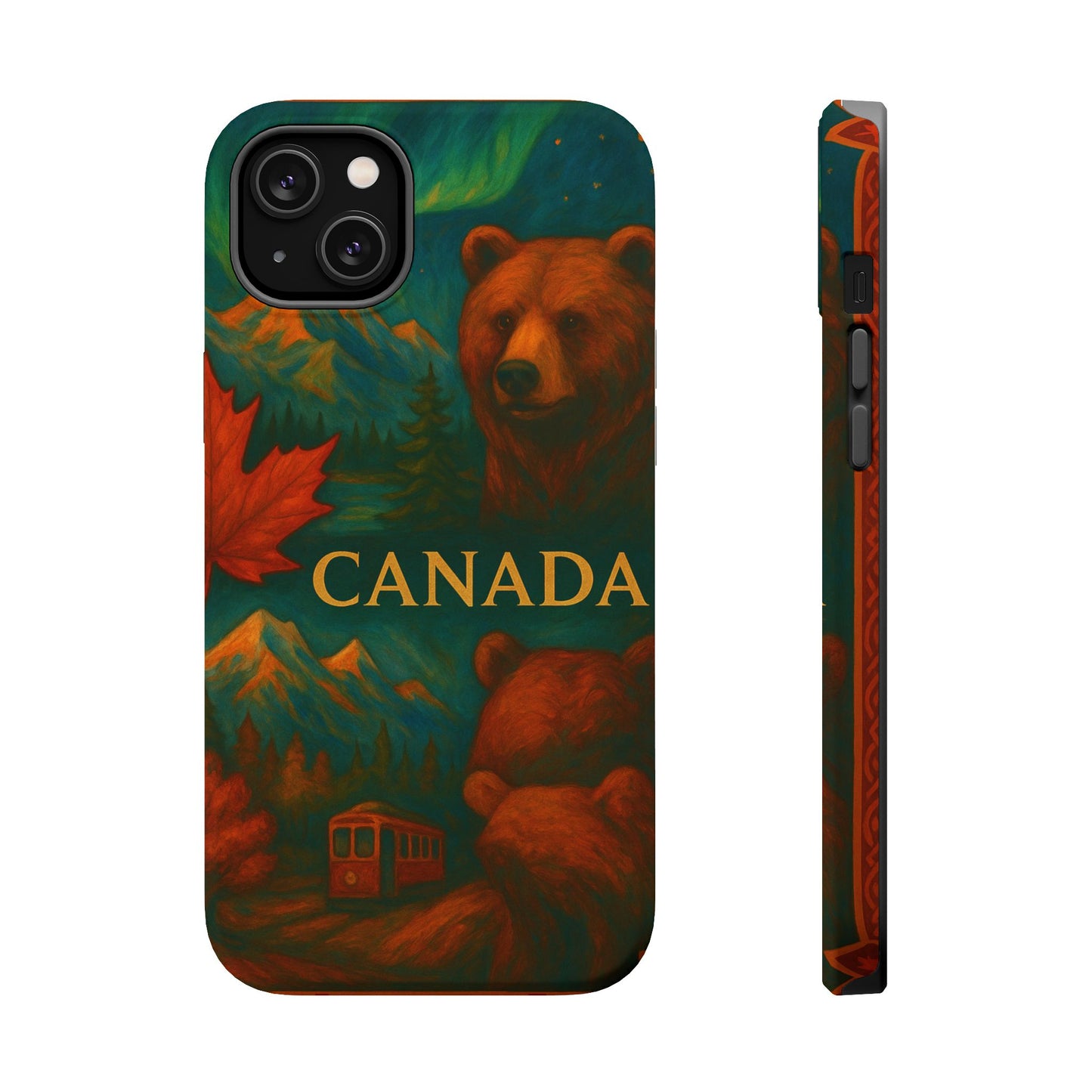 "Funda Magnética Reforzada Magnética Reforzada Canadá: Naturaleza Majestuosa y Espíritu Libre 🍁🏞️🦌"