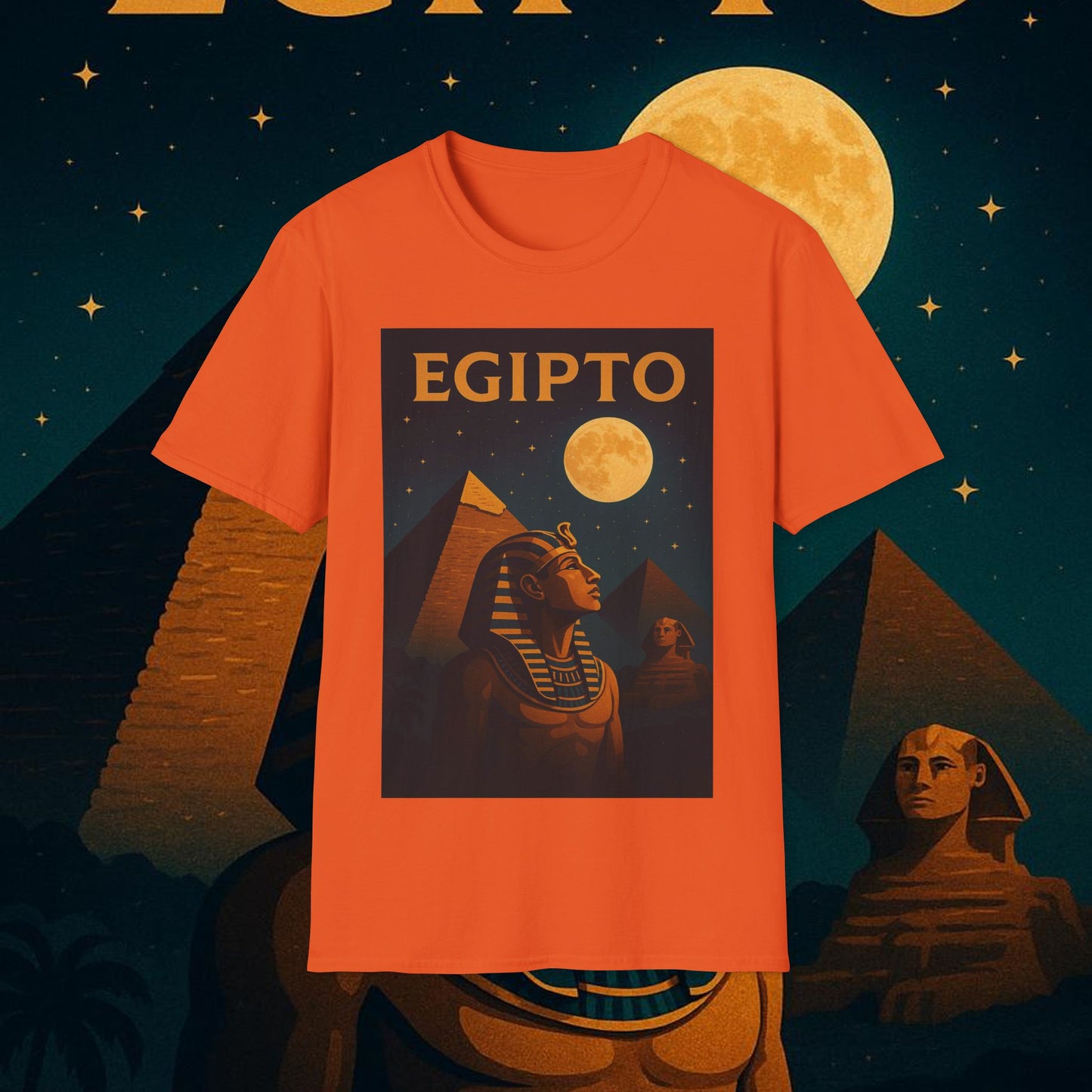 "Camiseta Egipto Misterio Dorado del Nilo 🏺🌅🐫"