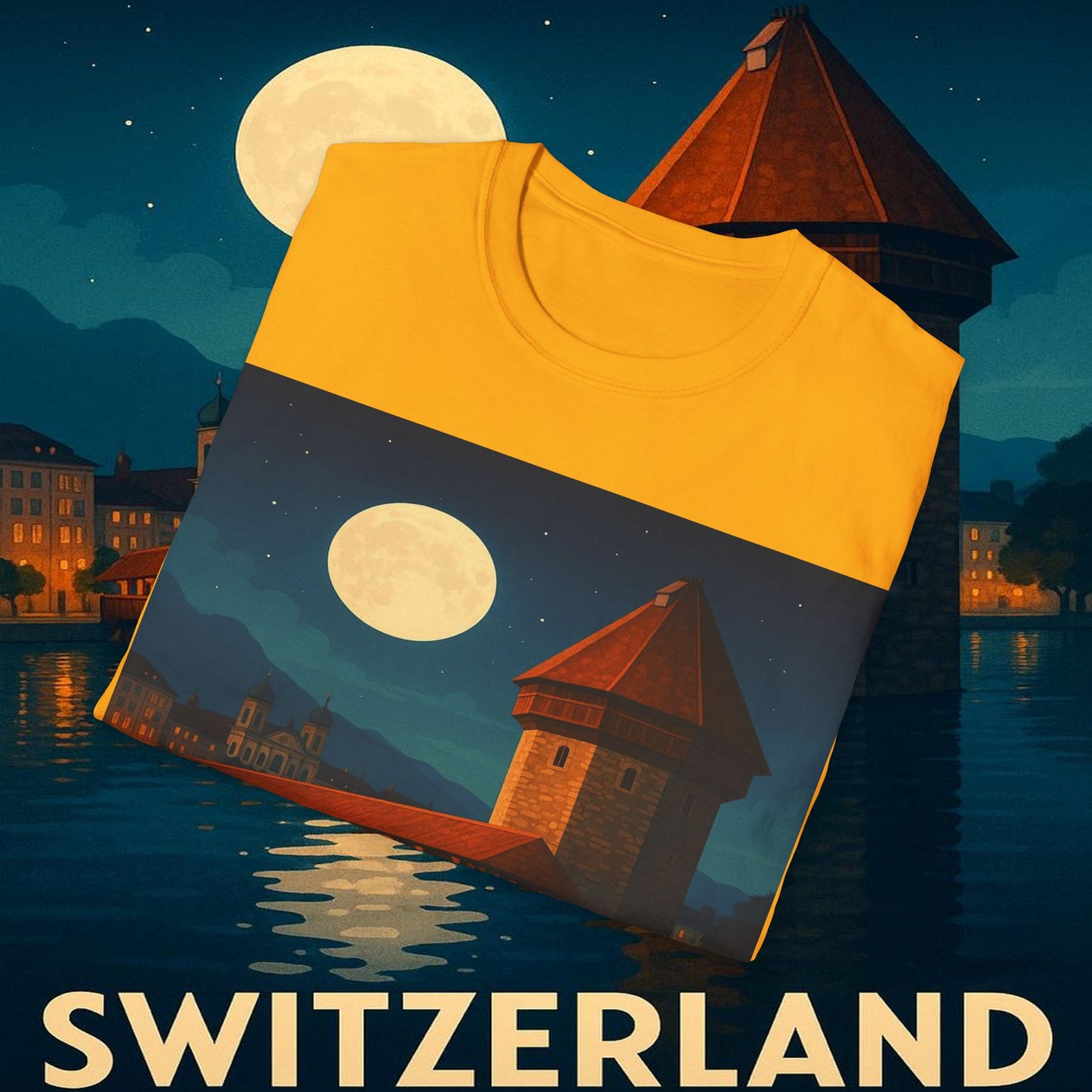 "Camiseta suiza❄️ – Tierra de montañas majestuosas y precisión legendaria"