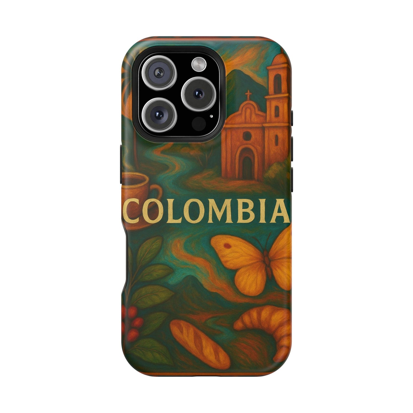 "Funda Magnética Reforzada Colombia: Magia de Colores, Café y Tradición ☕🎨🌄"