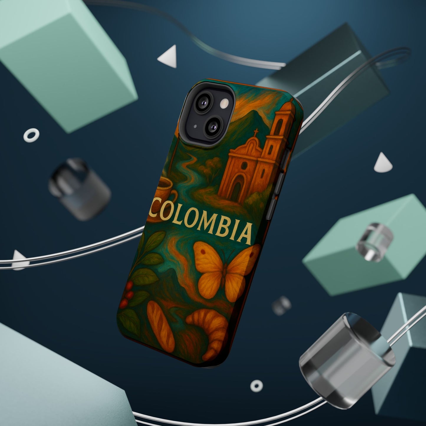 "Funda Magnética Reforzada Colombia: Magia de Colores, Café y Tradición ☕🎨🌄"