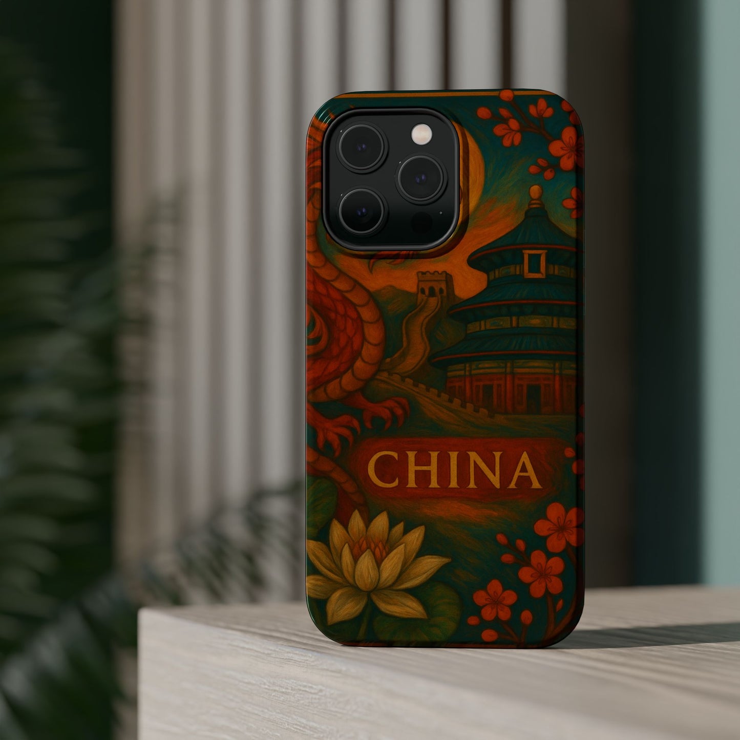 "Funda Magnética Reforzada Magnética Reforzada China – Dragones, murallas y leyendas eternas"