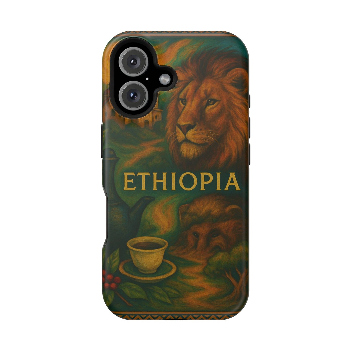"Reinforced Magnetic Case Ethiopia – Sacred Land and Ancestral Soul"