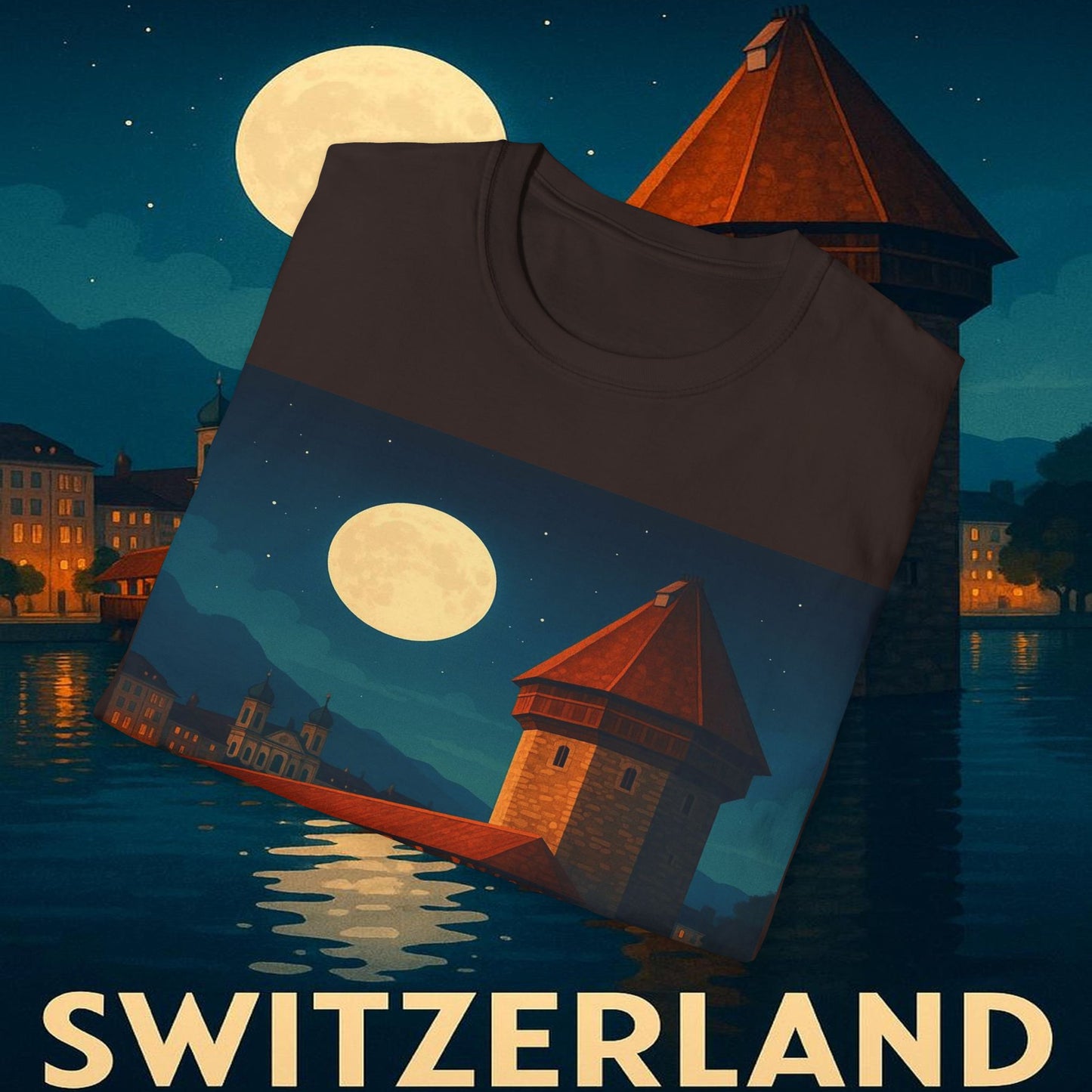 "Camiseta suiza❄️ – Tierra de montañas majestuosas y precisión legendaria"
