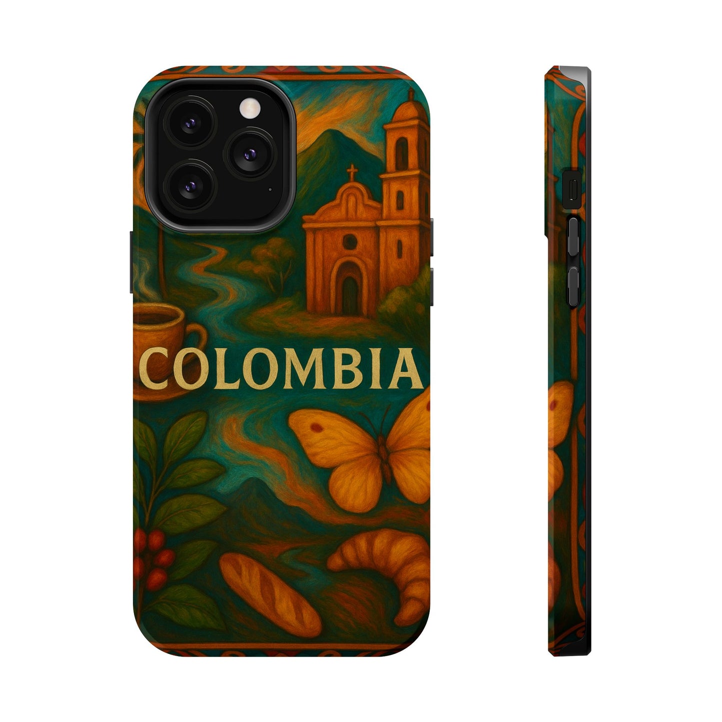 "Funda Magnética Reforzada Colombia: Magia de Colores, Café y Tradición ☕🎨🌄"