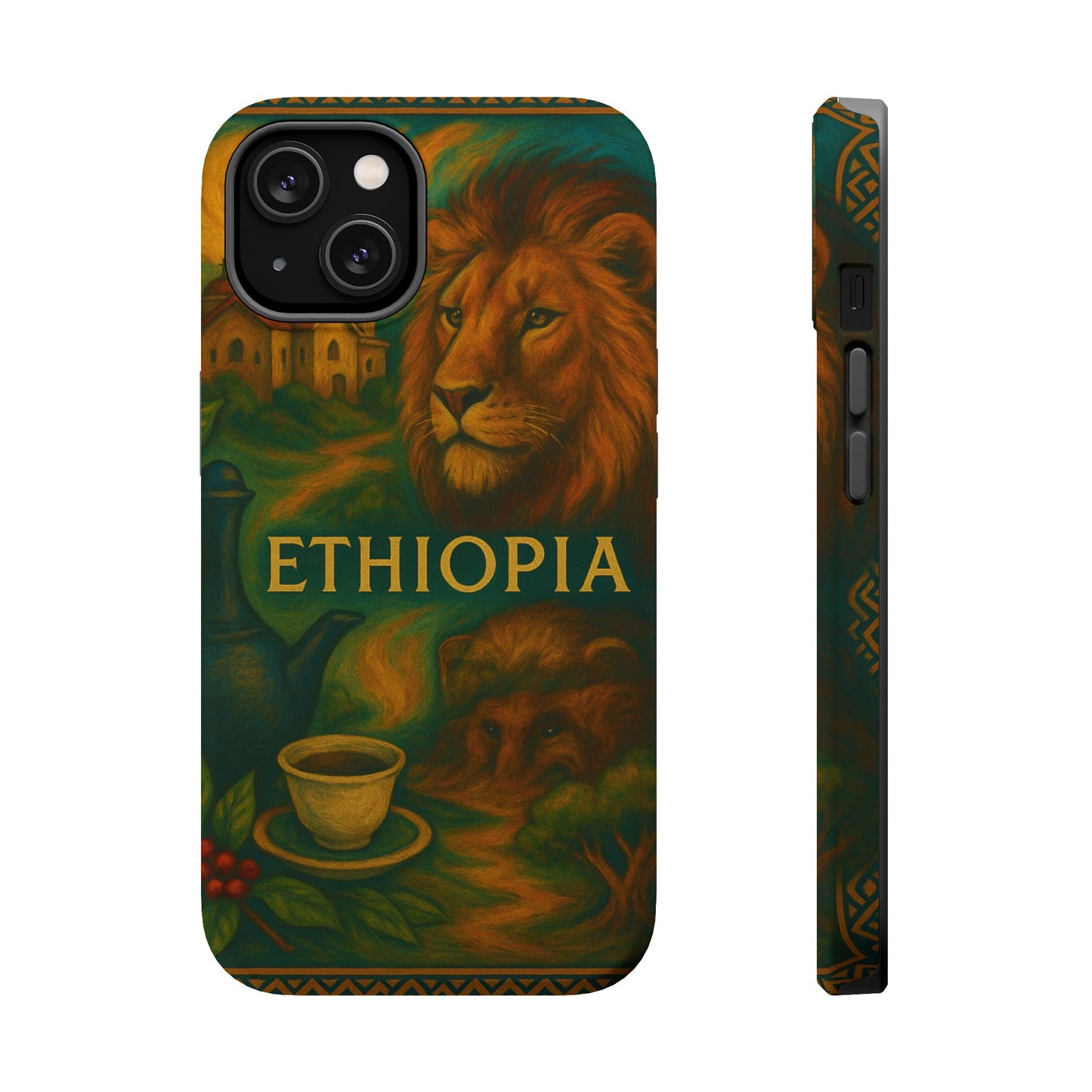 "Reinforced Magnetic Case Ethiopia – Sacred Land and Ancestral Soul"