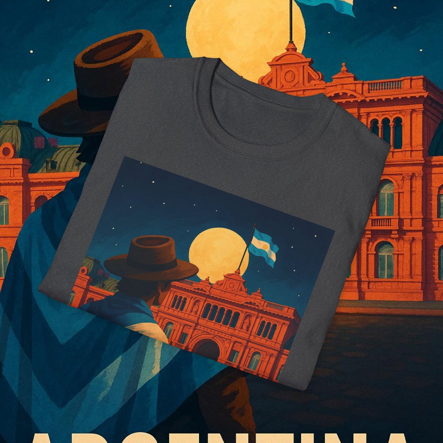 "Camiseta Argentina: Pasión, Tradición y Tierra de Sueños 🇦🇷🔥🏞️"