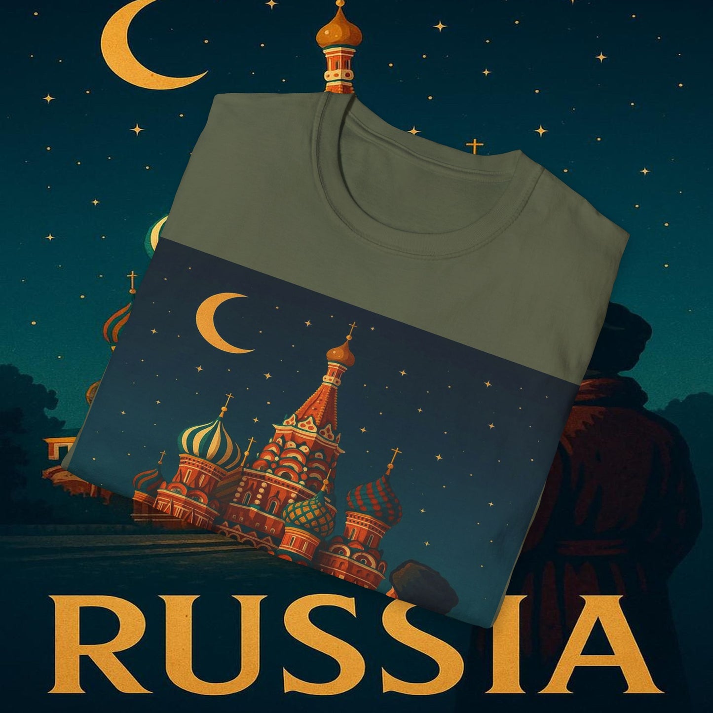 "Camiseta Rusia ❄️ – Tierra de historia, misterio y grandeza"