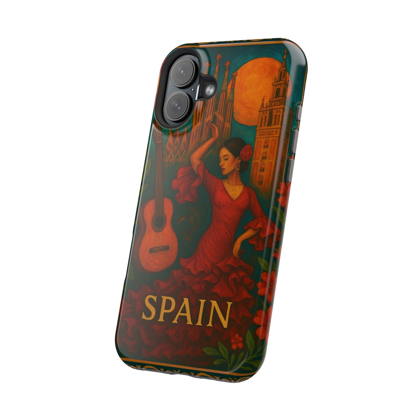 "Funda Magnética Reforzada Magnética Reforzada España: Pasión, Arte y Sabores que Enamoran 🎨💃🍷"