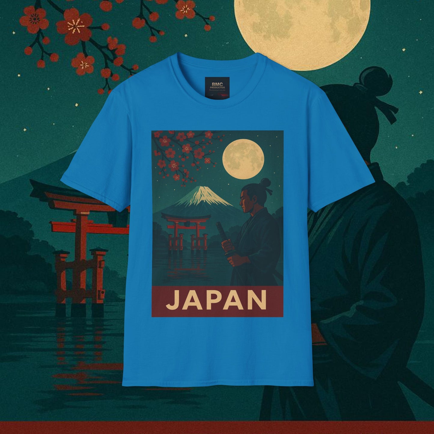 "Camiseta Japón: Tradición entre Cerezos y Montañas 🌸⛩️🗻"