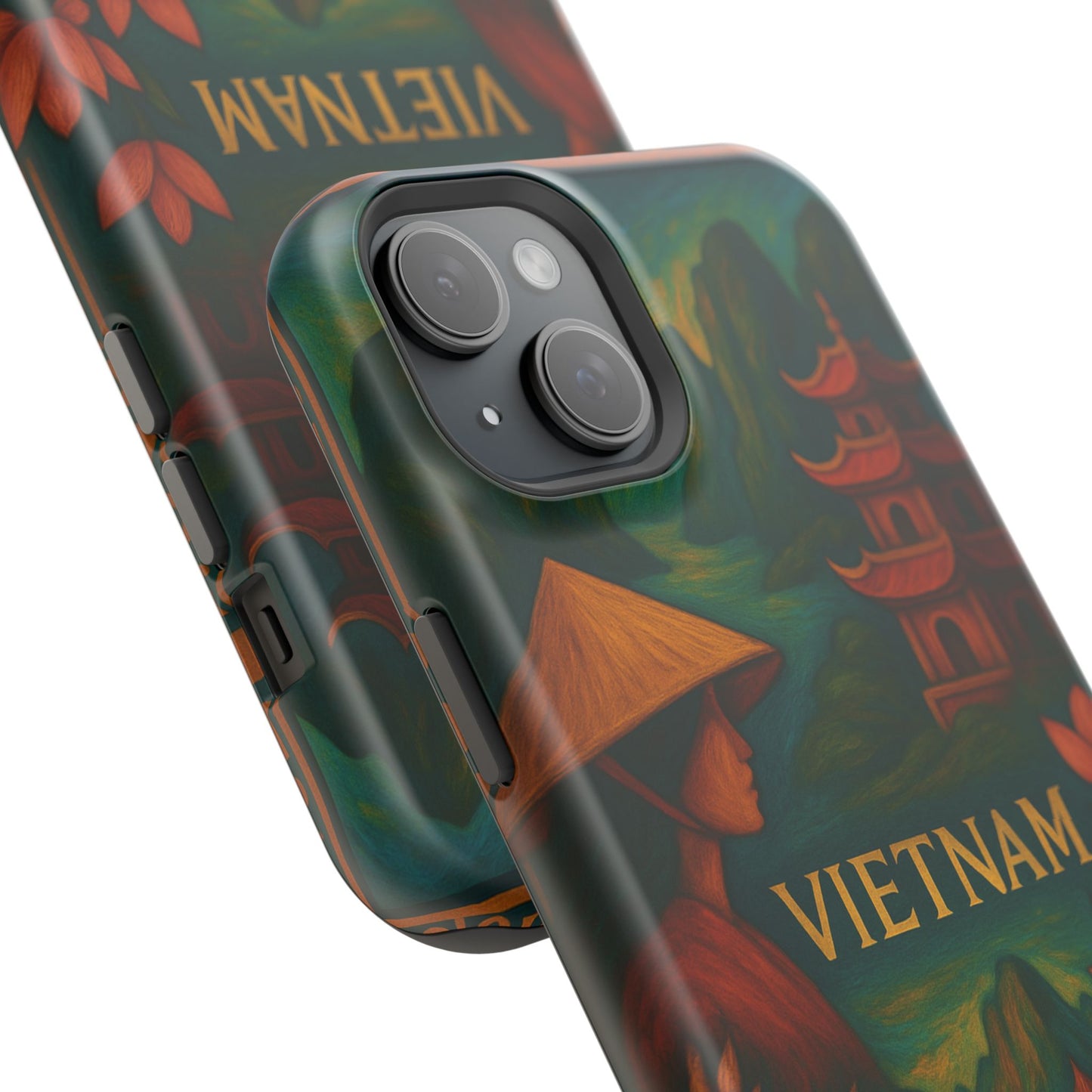 "Reinforced Magnetic Case Vietnam: Tradition, Nature and Ancestral Legends 🎋🏯🐉"