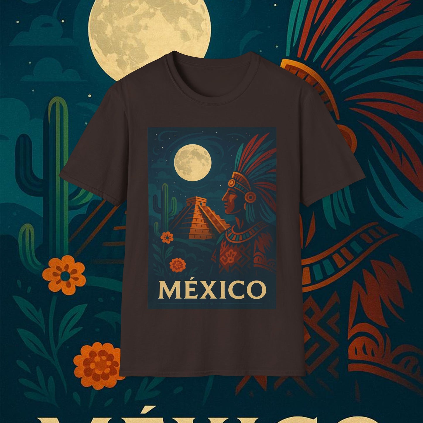 "Camiseta México: Tierra de Colores, Cultura y Corazón 🌵🎉🪅"