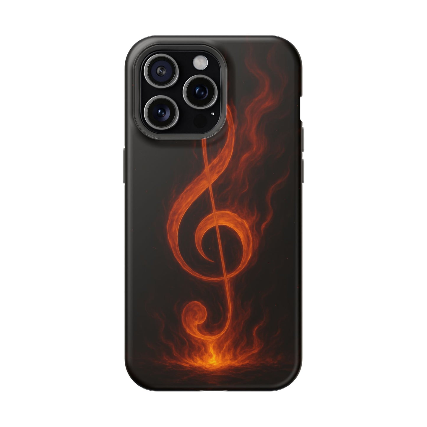 "Reinforced Magnetic Case Reinforced Magnetic Treble Clef 🎼🔥Where a note is born... a flame is born.” 🔥🎼