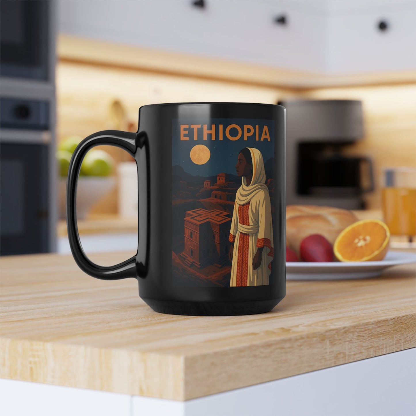 "Ethiopia Cup – Sacred Land and Ancestral Soul"