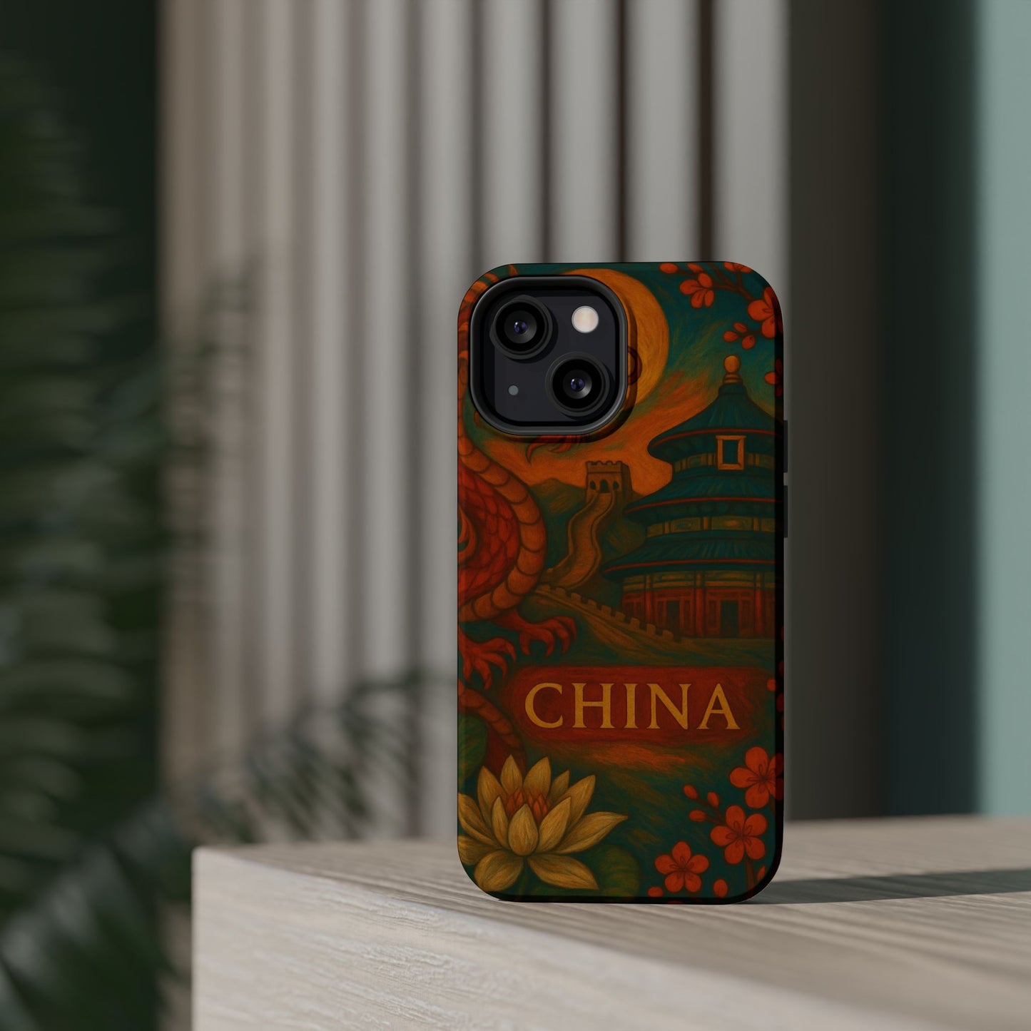 "Funda Magnética Reforzada Magnética Reforzada China – Dragones, murallas y leyendas eternas"
