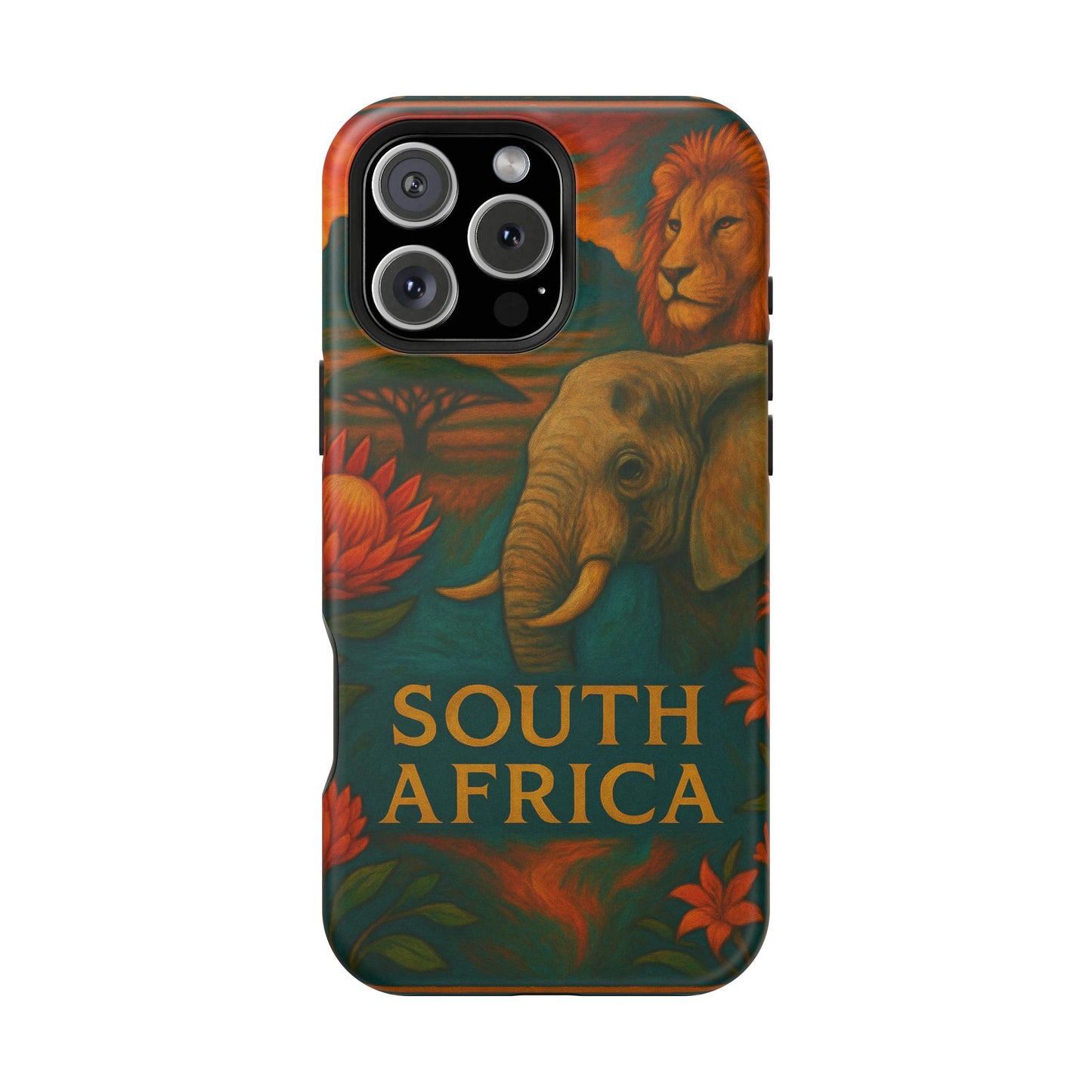 "Funda Magnética Reforzada Magnética Reforzada Sudáfrica 🌍 – Un mundo de aventuras y diversidad"