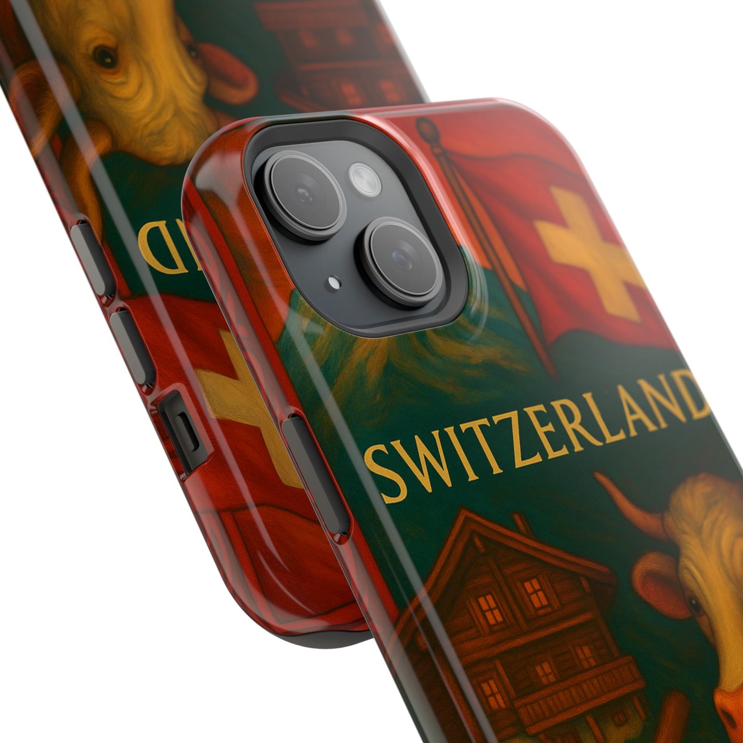 "Funda Magnética Reforzada Magnética Reforzada suiza❄️ – Tierra de montañas majestuosas y precisión legendaria"